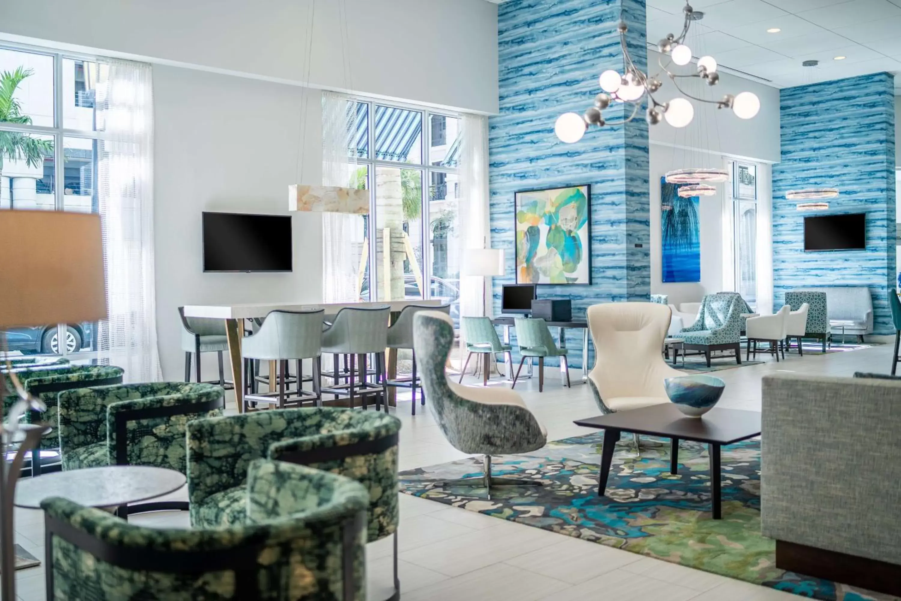 Lobby or reception, Lounge/Bar in Hyatt Place West Palm Beach