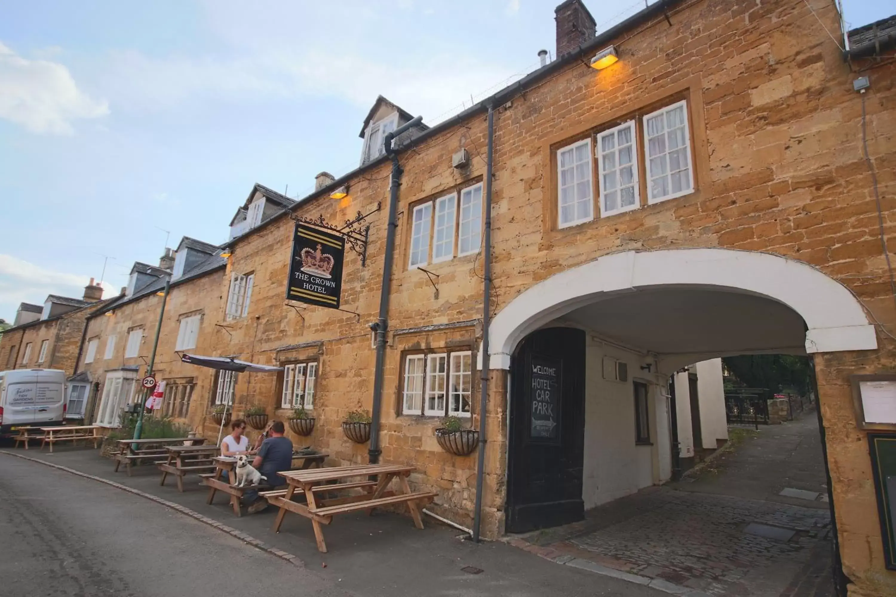 Property Building in Crown Hotel Cotswold