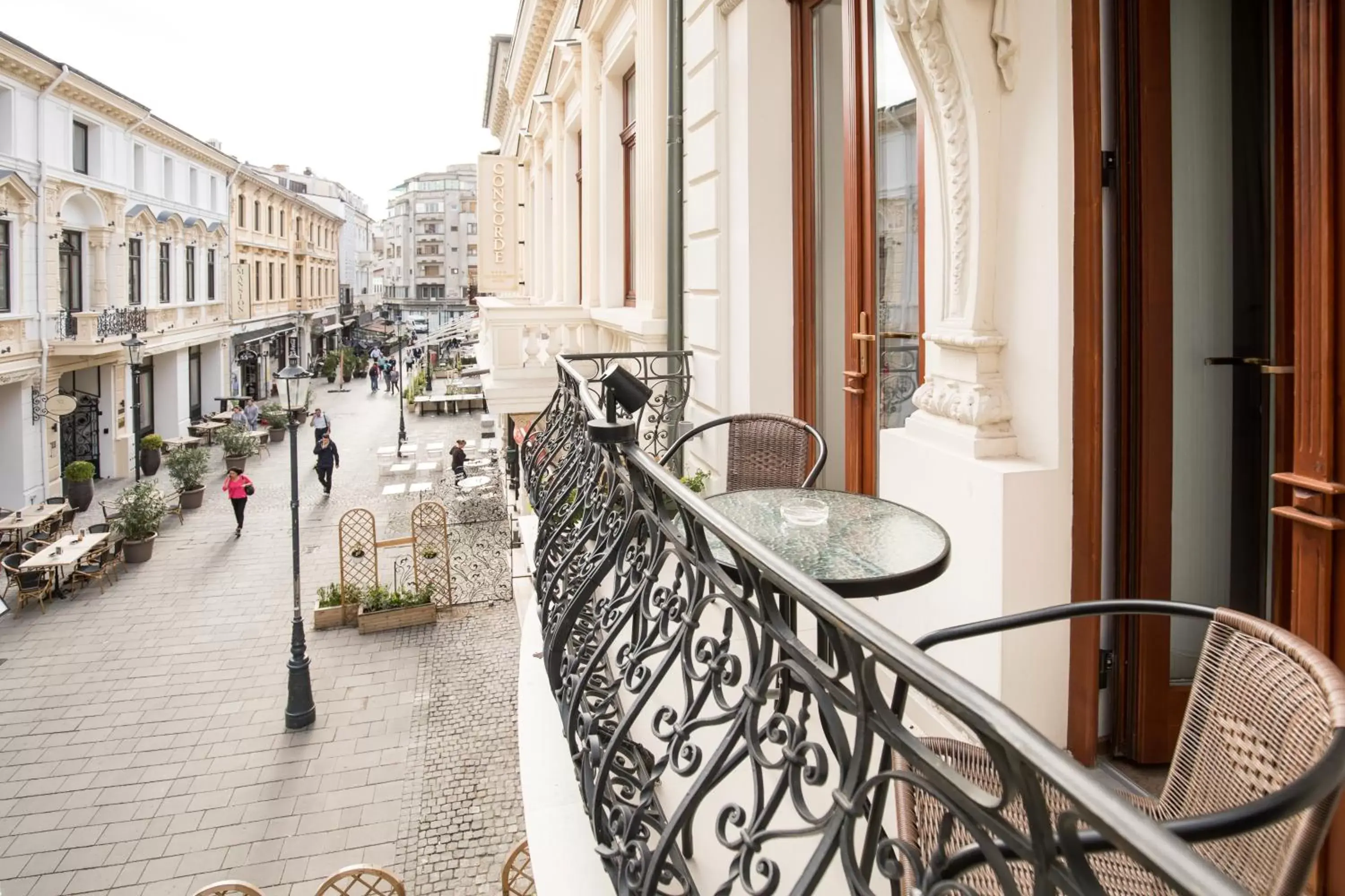 Neighbourhood, Balcony/Terrace in Concorde Old Bucharest Hotel
