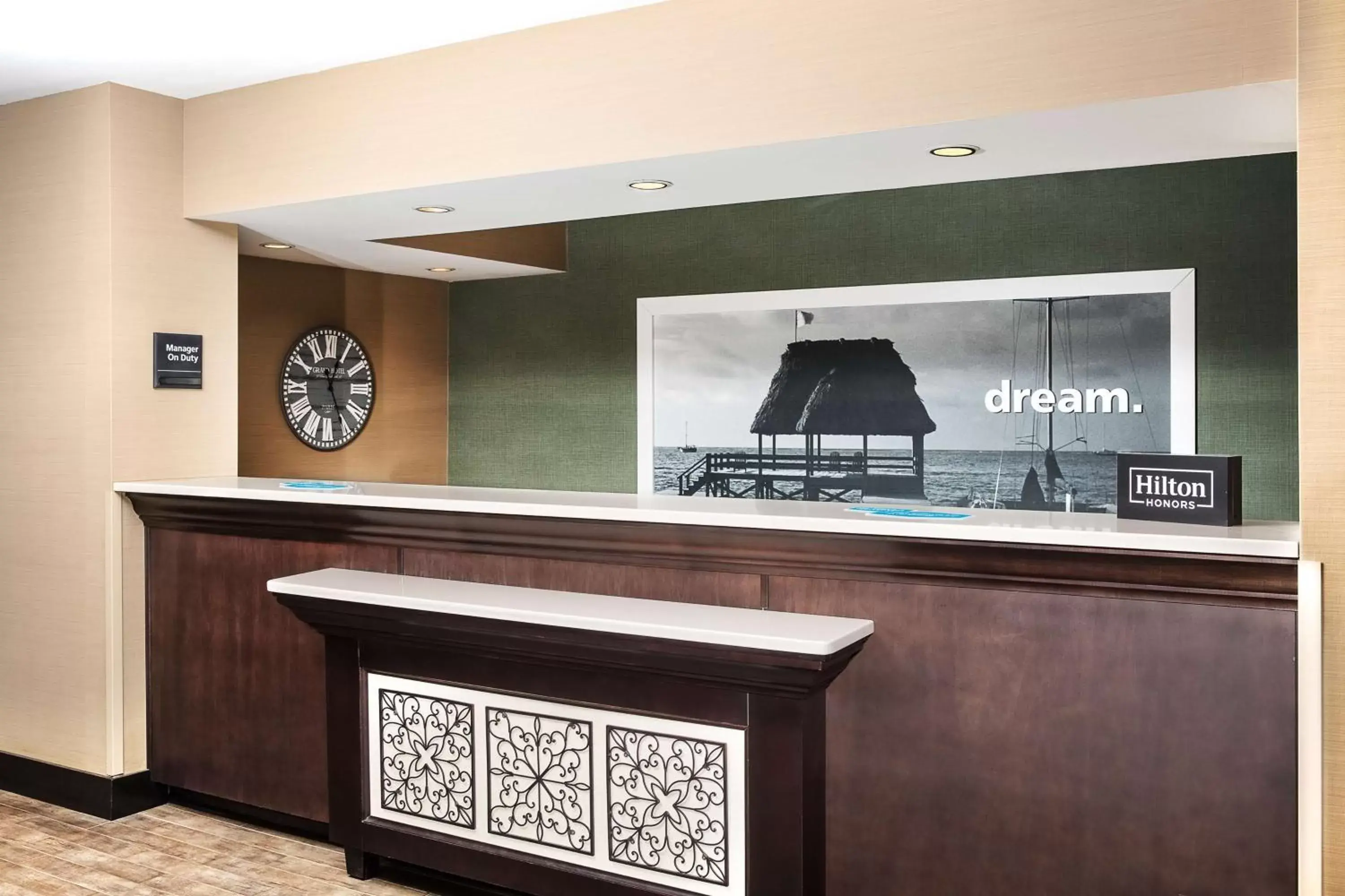 Lobby or reception in Hampton Inn Myrtle Beach West Lobby or reception in Hampton Inn Myrtle Beach West