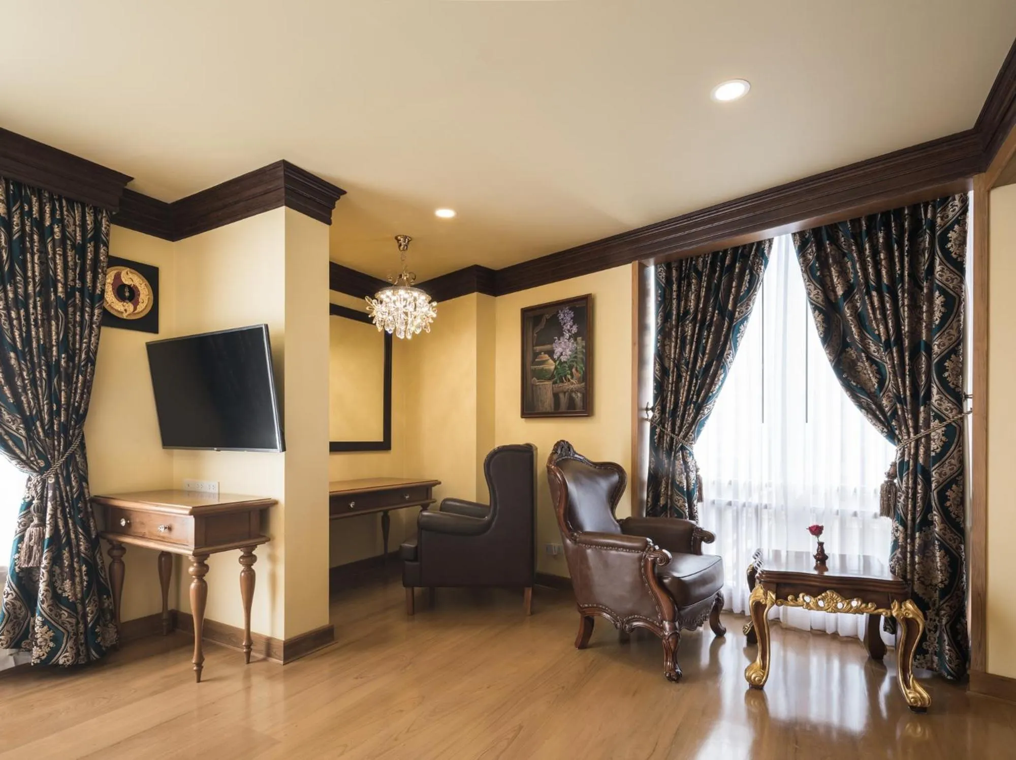 Living room in Peak Nimman Prestige Hotel