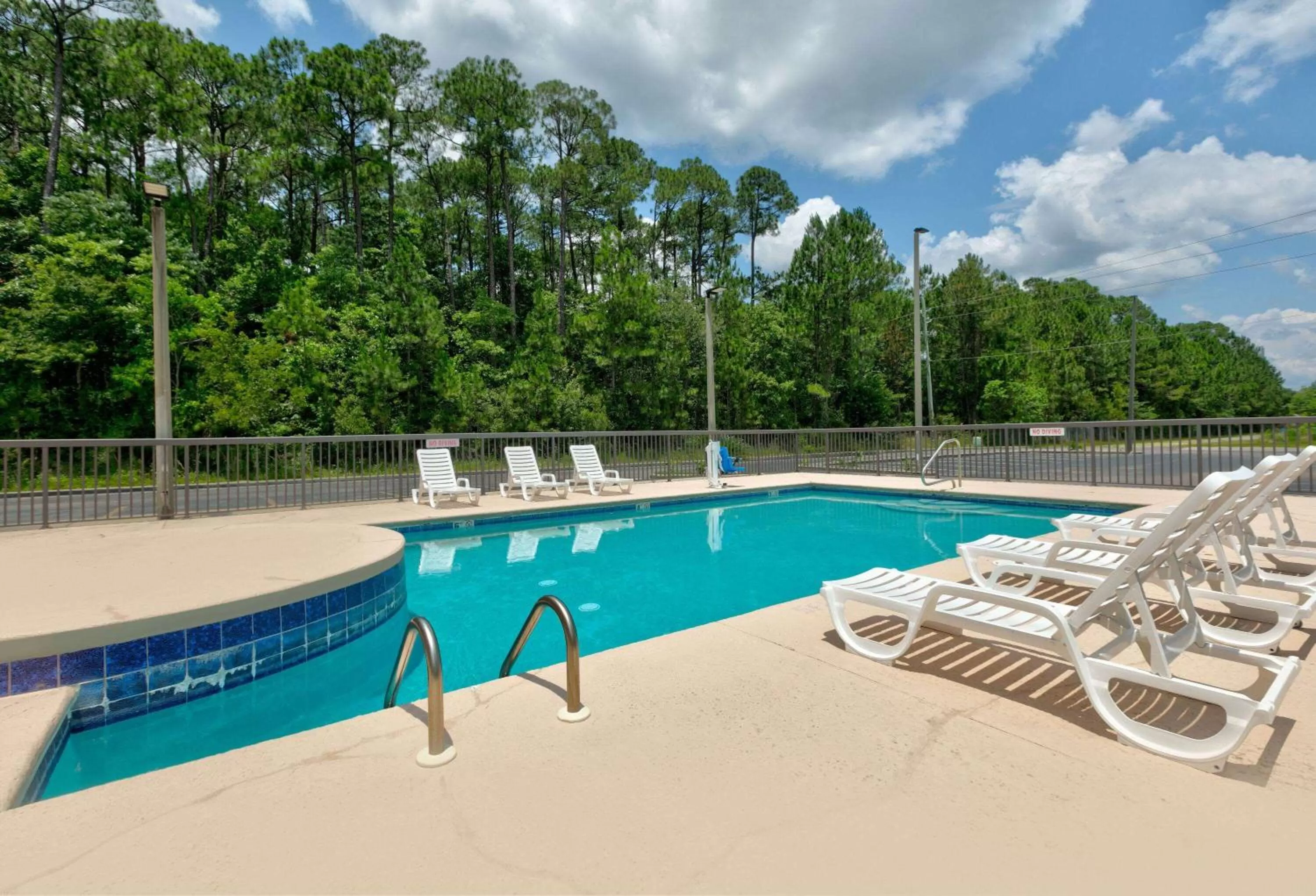 Pool view in Super 8 by Wyndham Diberville Biloxi Area