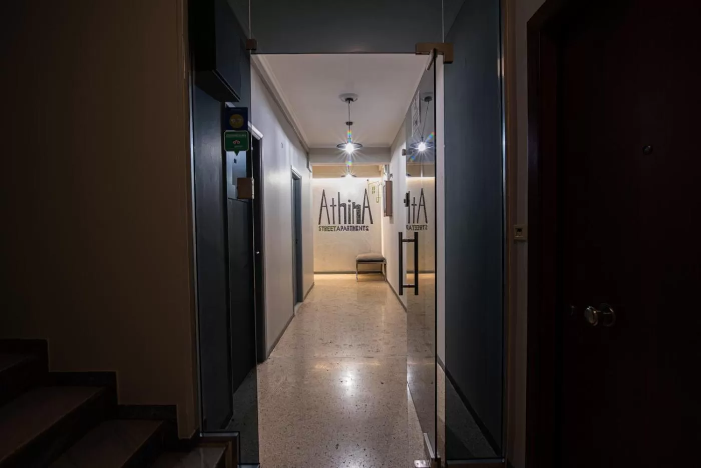 Facade/entrance in AthinA STREETAPARTMENTS