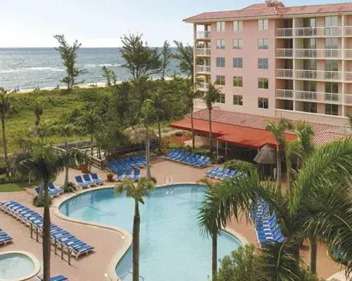 Pool View in Palm Beach Shores Resort and Vacation Villas