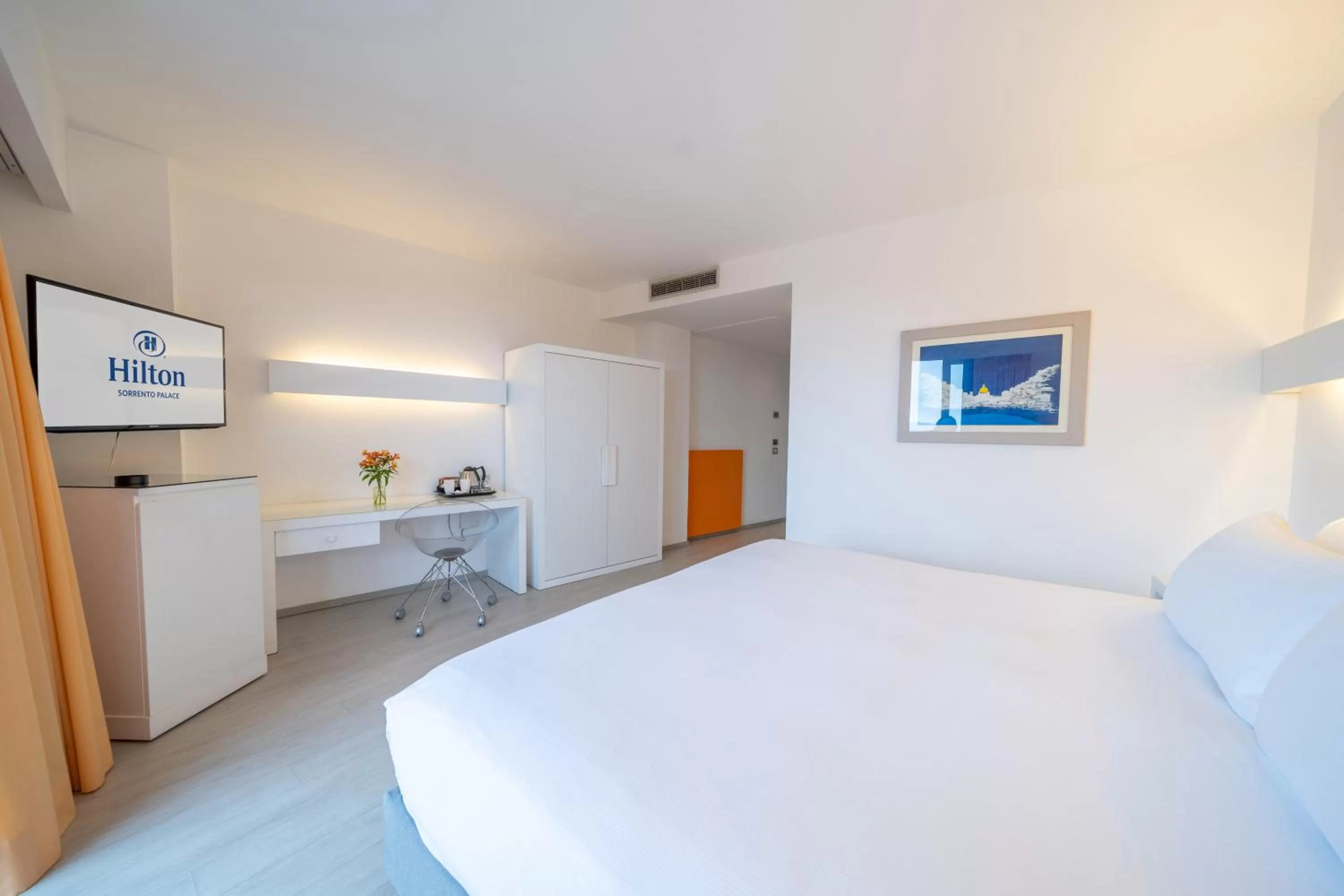 Bed in Hilton Sorrento Palace