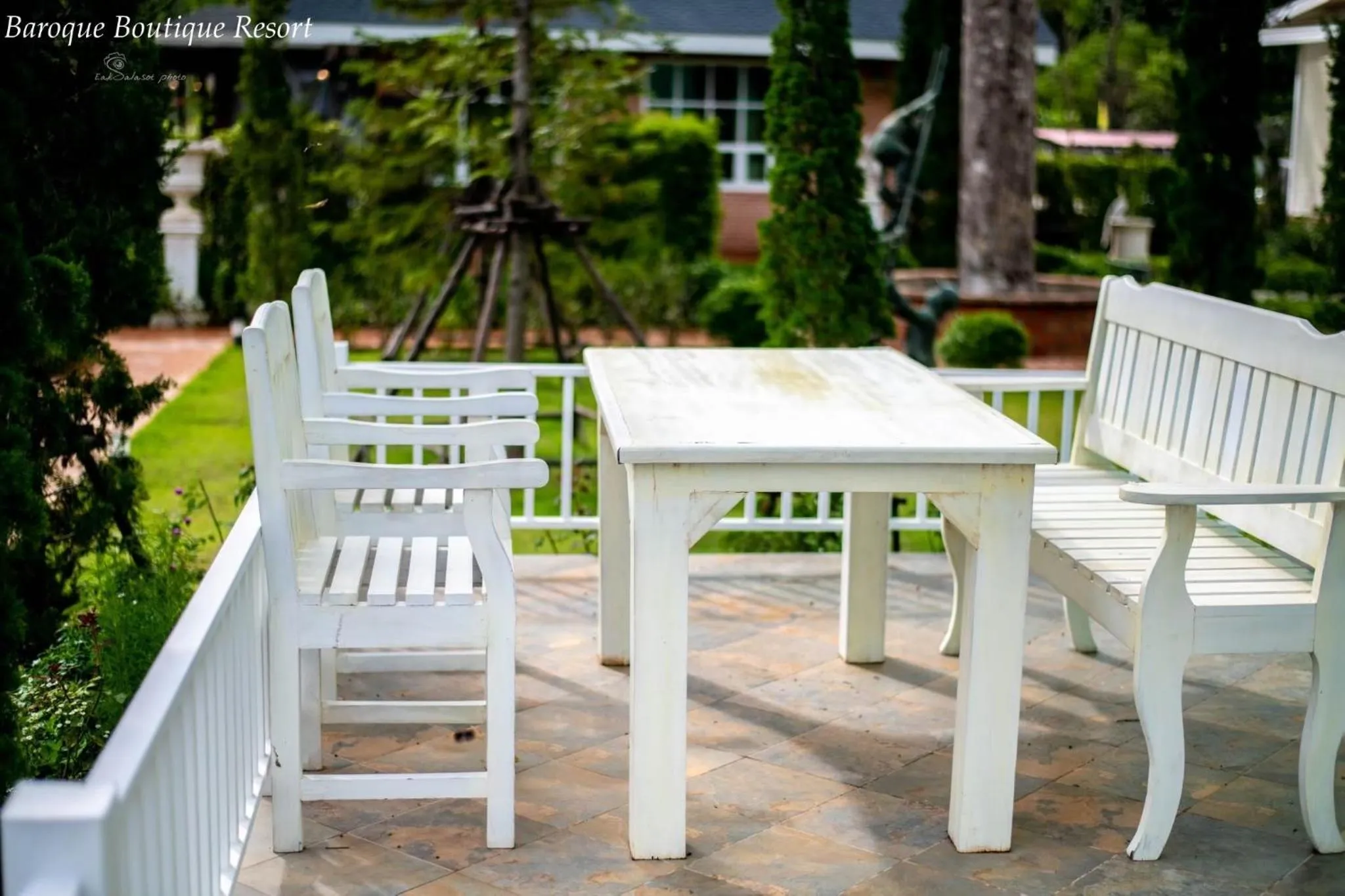 Garden view in Baroque Boutique Resort