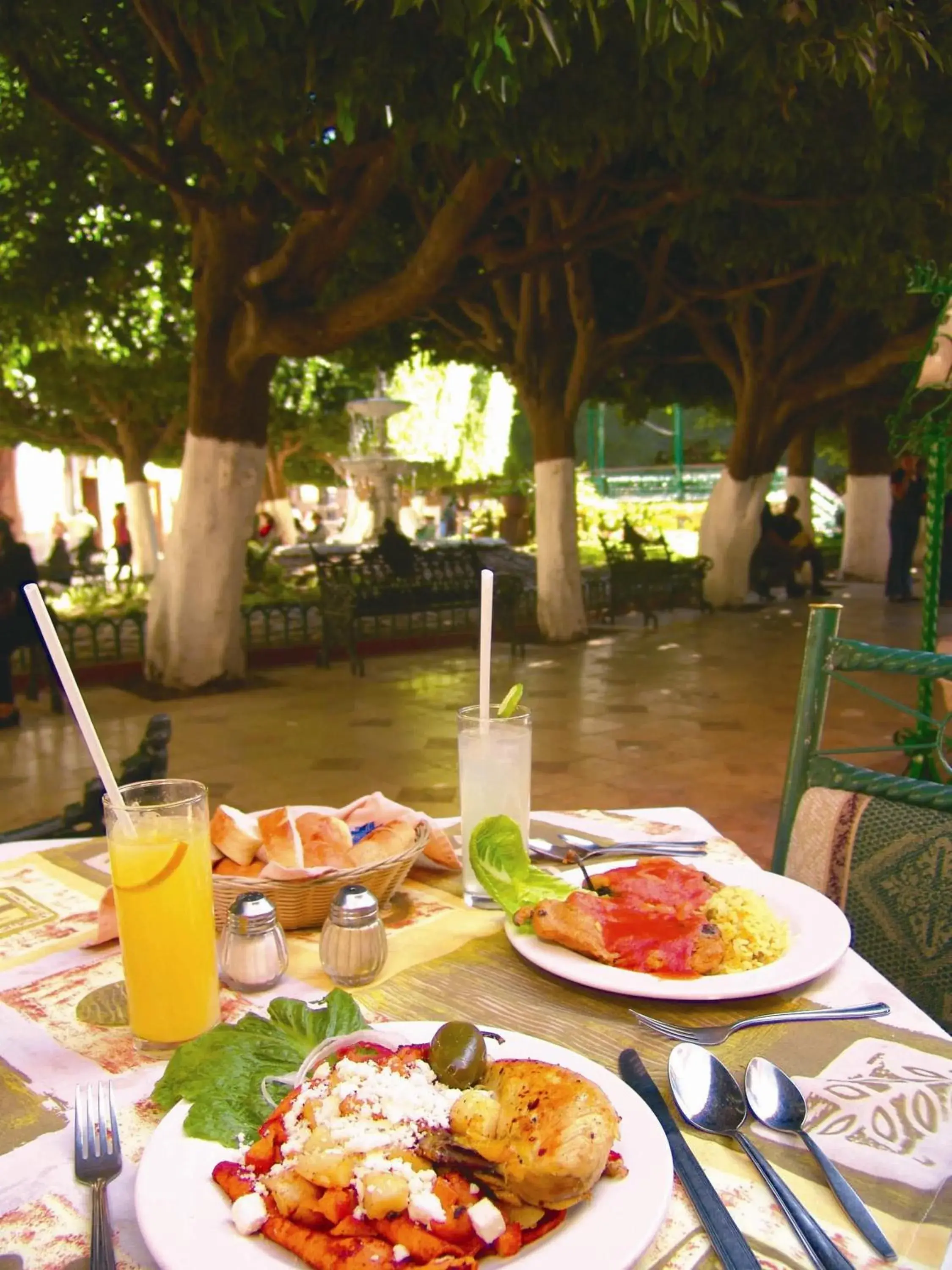 Breakfast in Hotel Posada Santa Fe