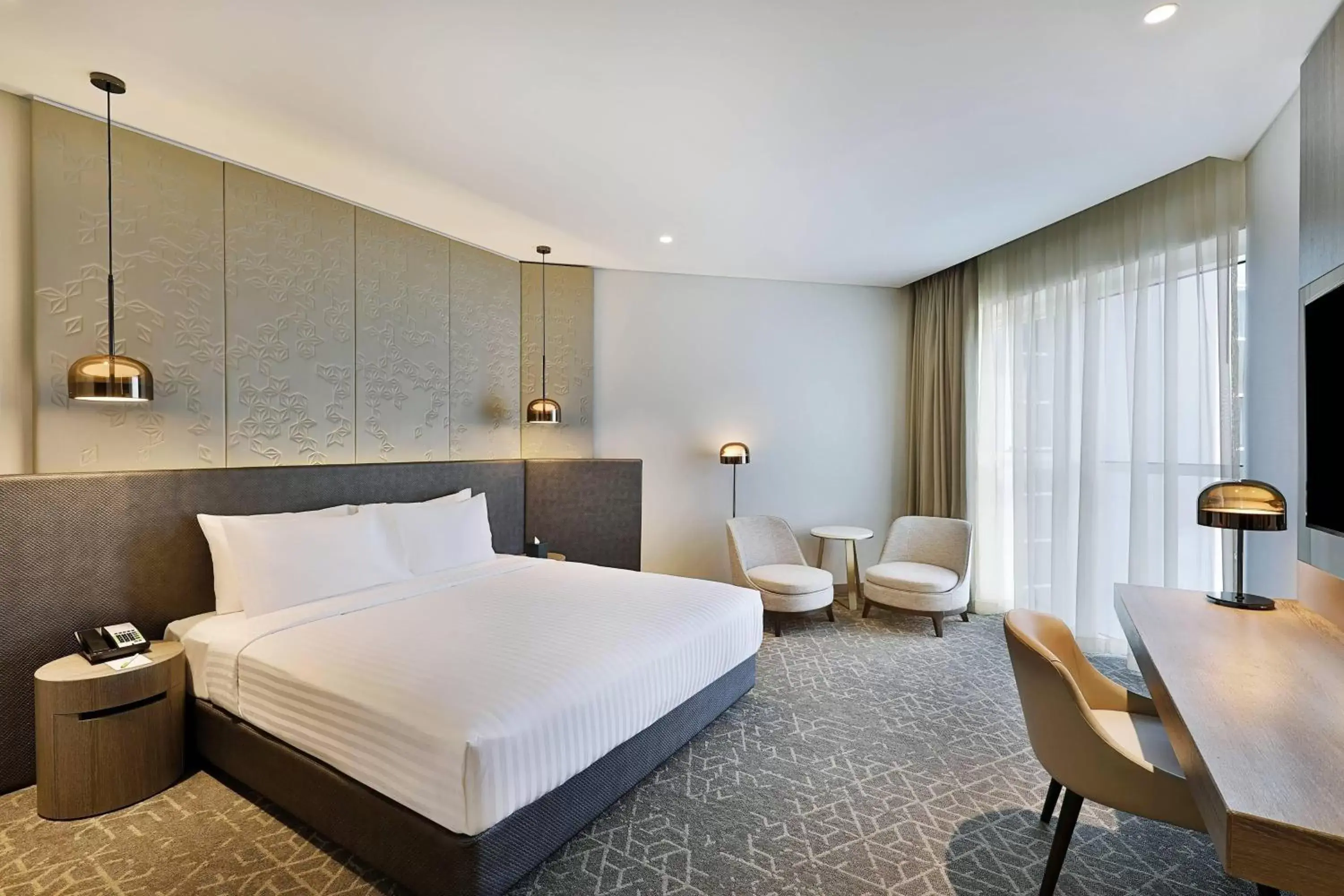 Photo of the whole room, Bed in Courtyard by Marriott Dubai, Al Barsha