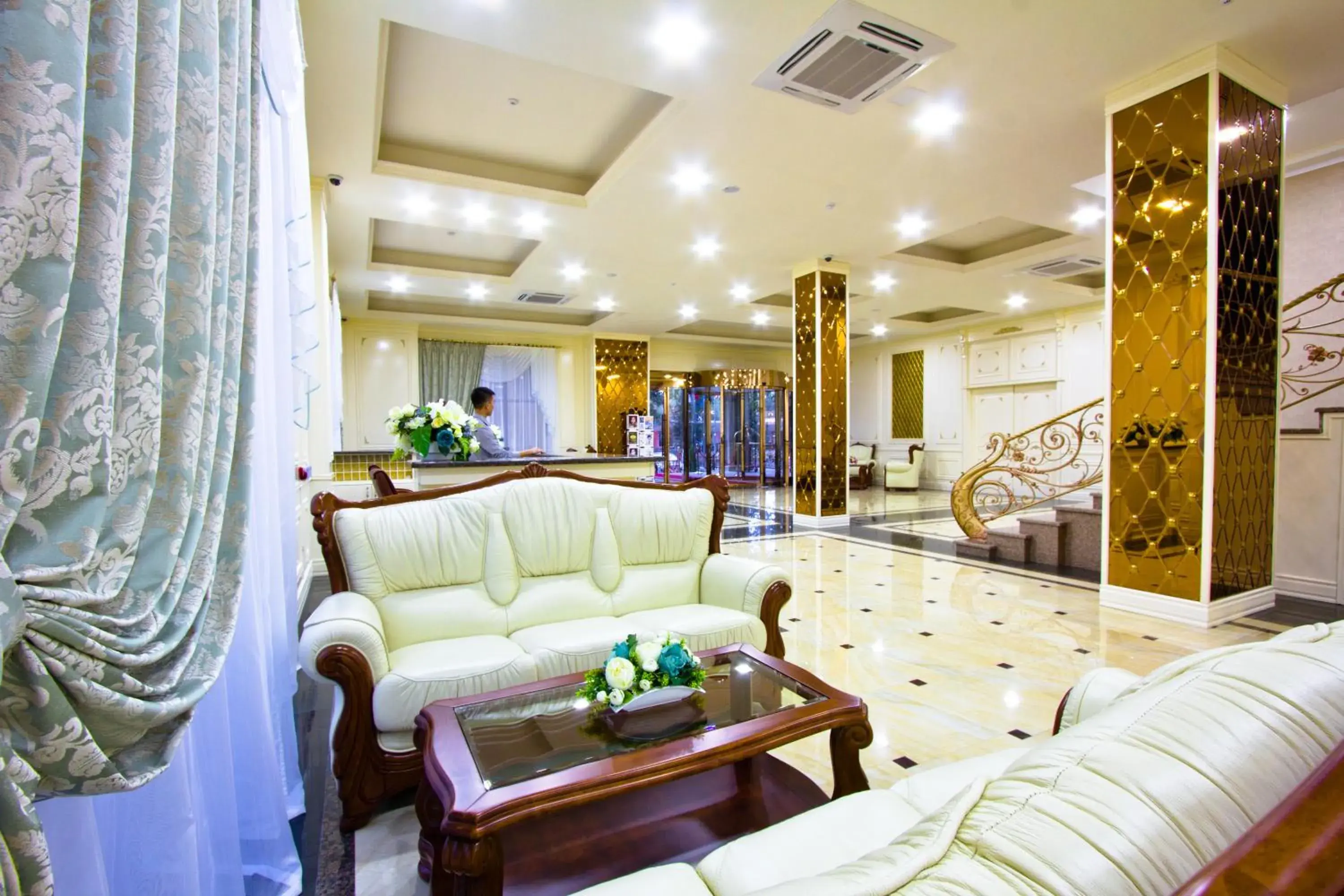 Lobby or reception, Seating Area in Plaza Hotel Bishkek
