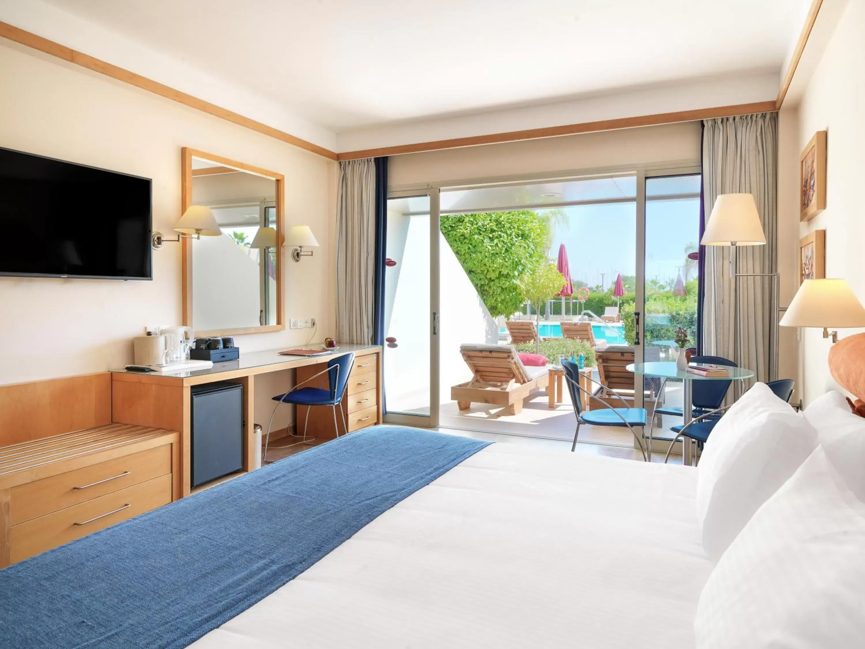 Executive Double Room with Front Pool View in St Raphael Resort