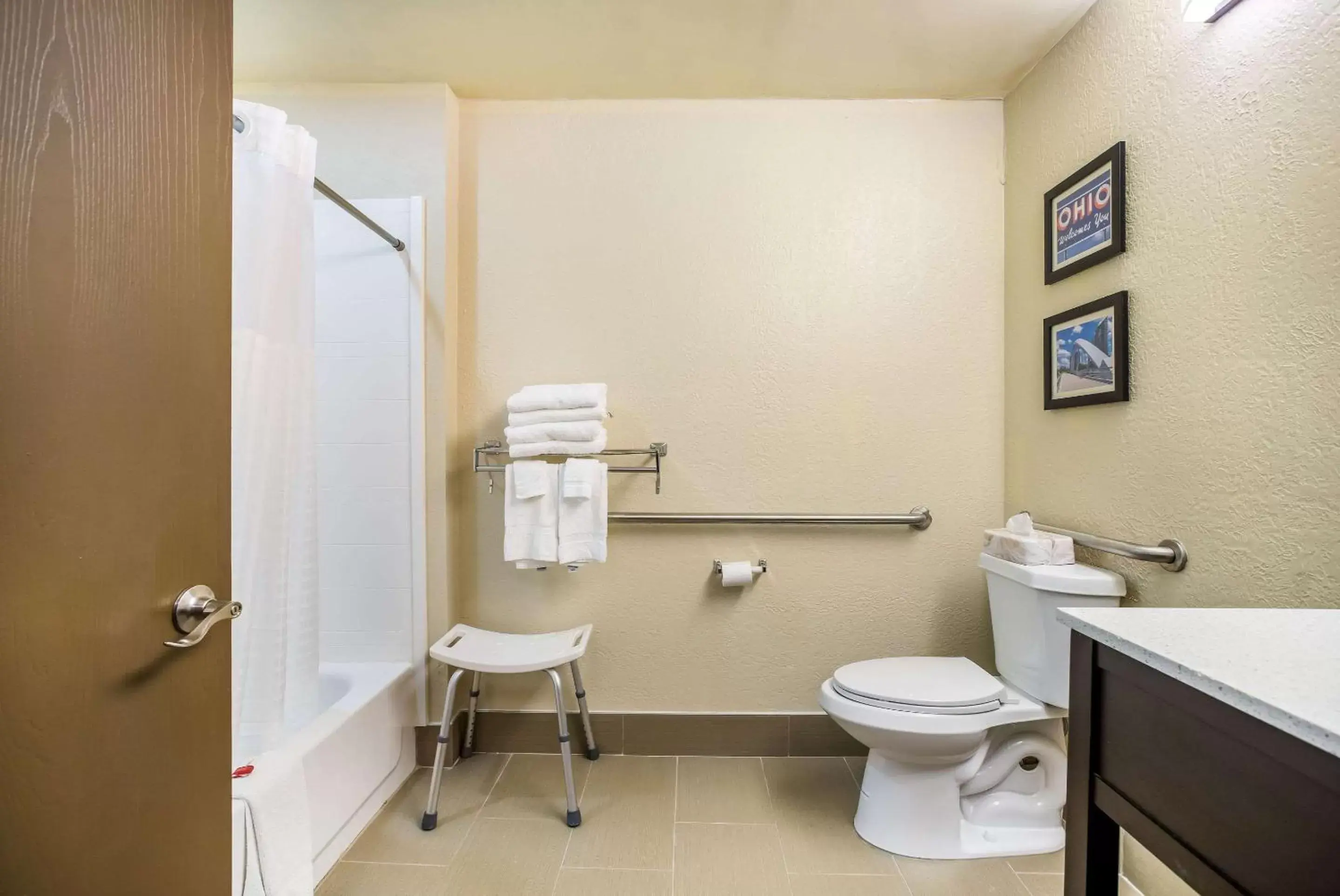 Photo of the whole room, Bathroom in Comfort Inn & Suites Fairborn near Wright Patterson AFB