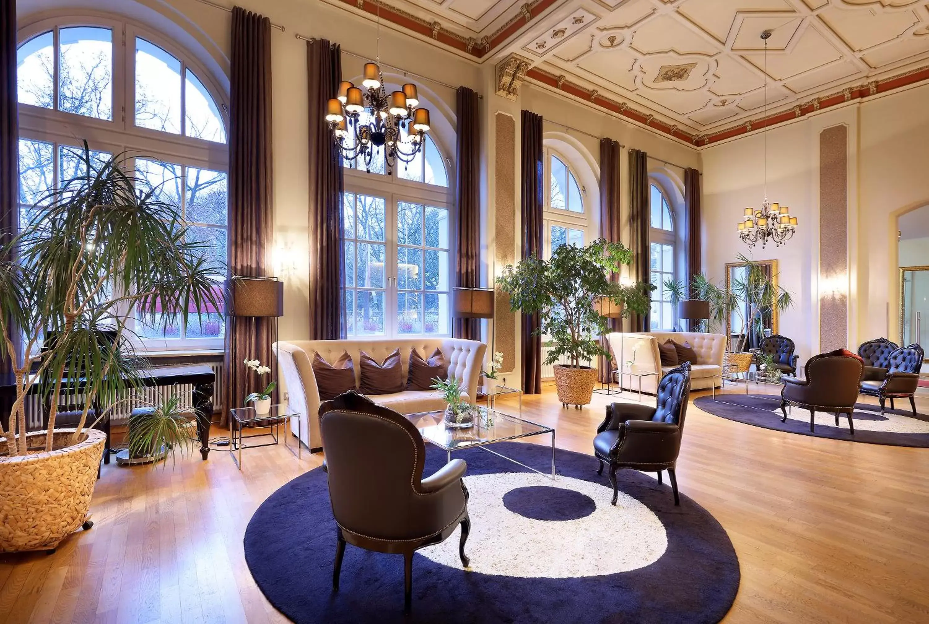 Lobby or reception, Lounge/Bar in Eurostars Park Hotel Maximilian