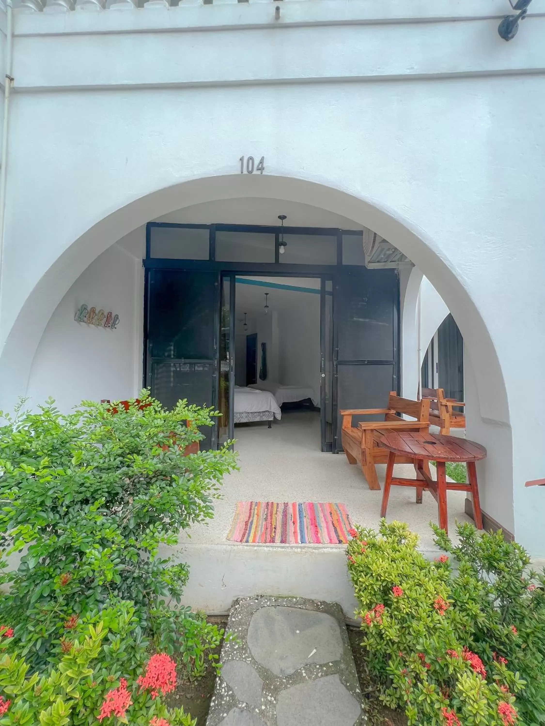 Patio in Hotel Mar Rey