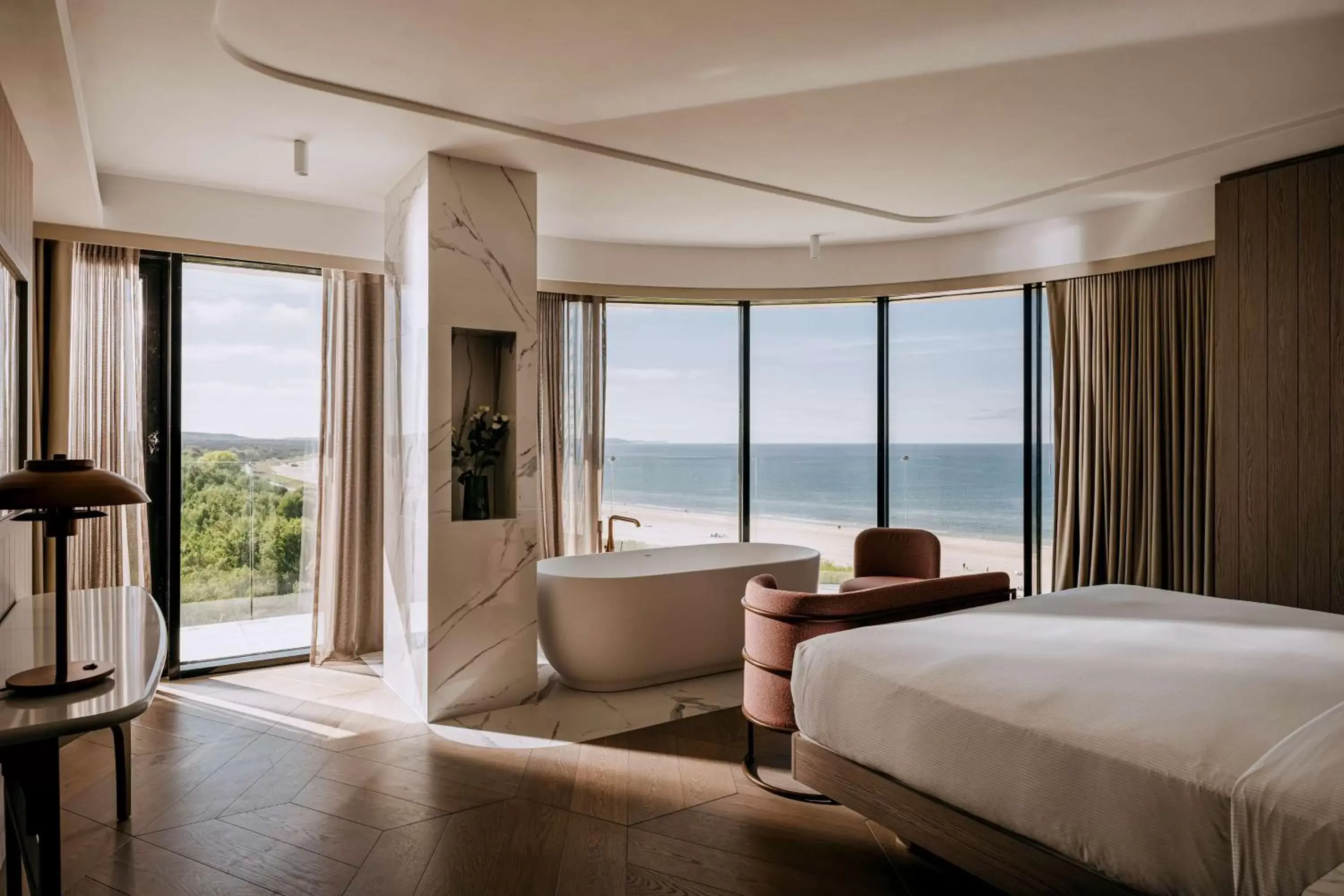 Bathroom, Sea View in Hilton Swinoujscie Resort And Spa