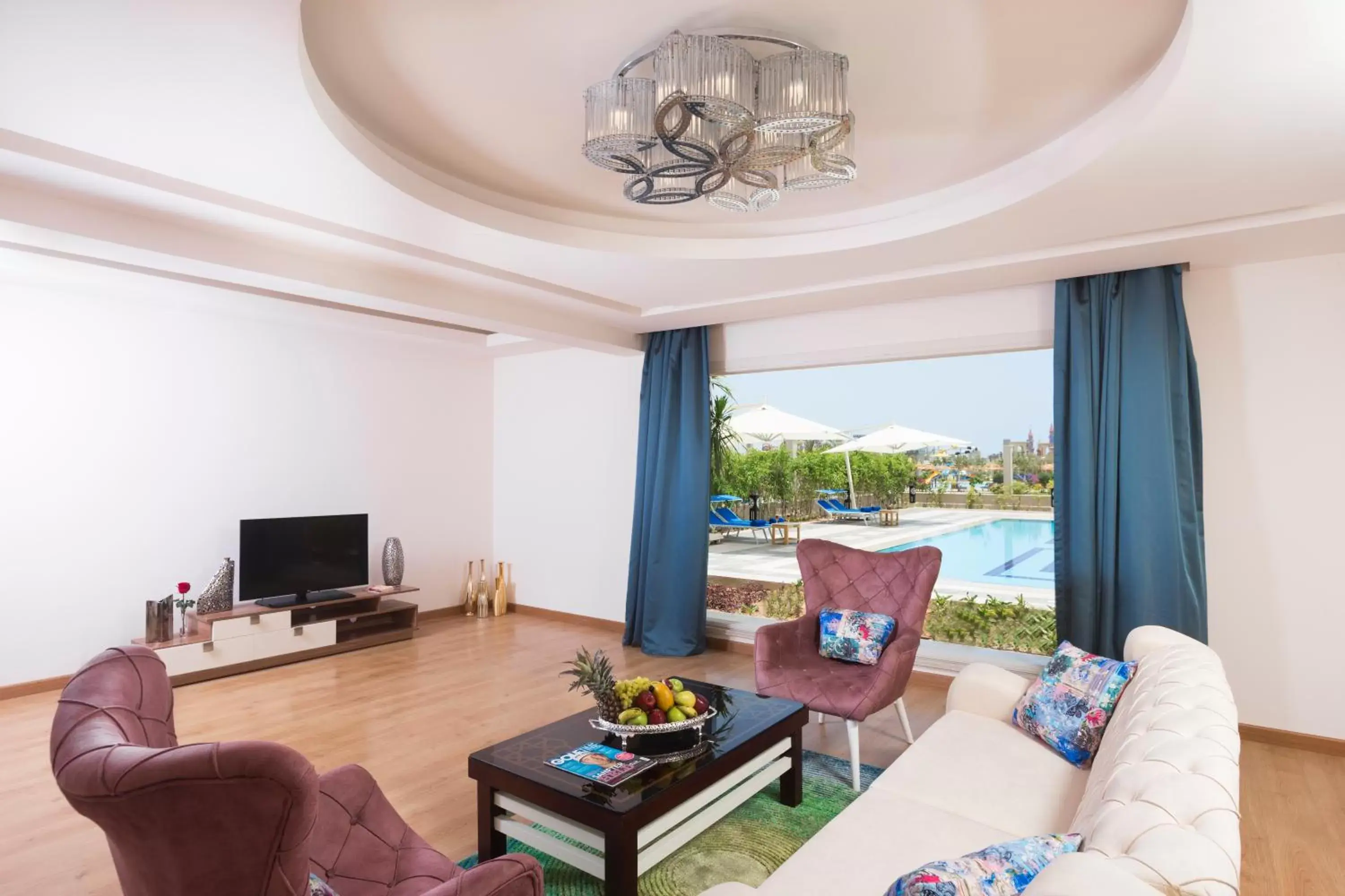 Living room, Seating Area in Pickalbatros Aqua Blu Sharm El Sheikh