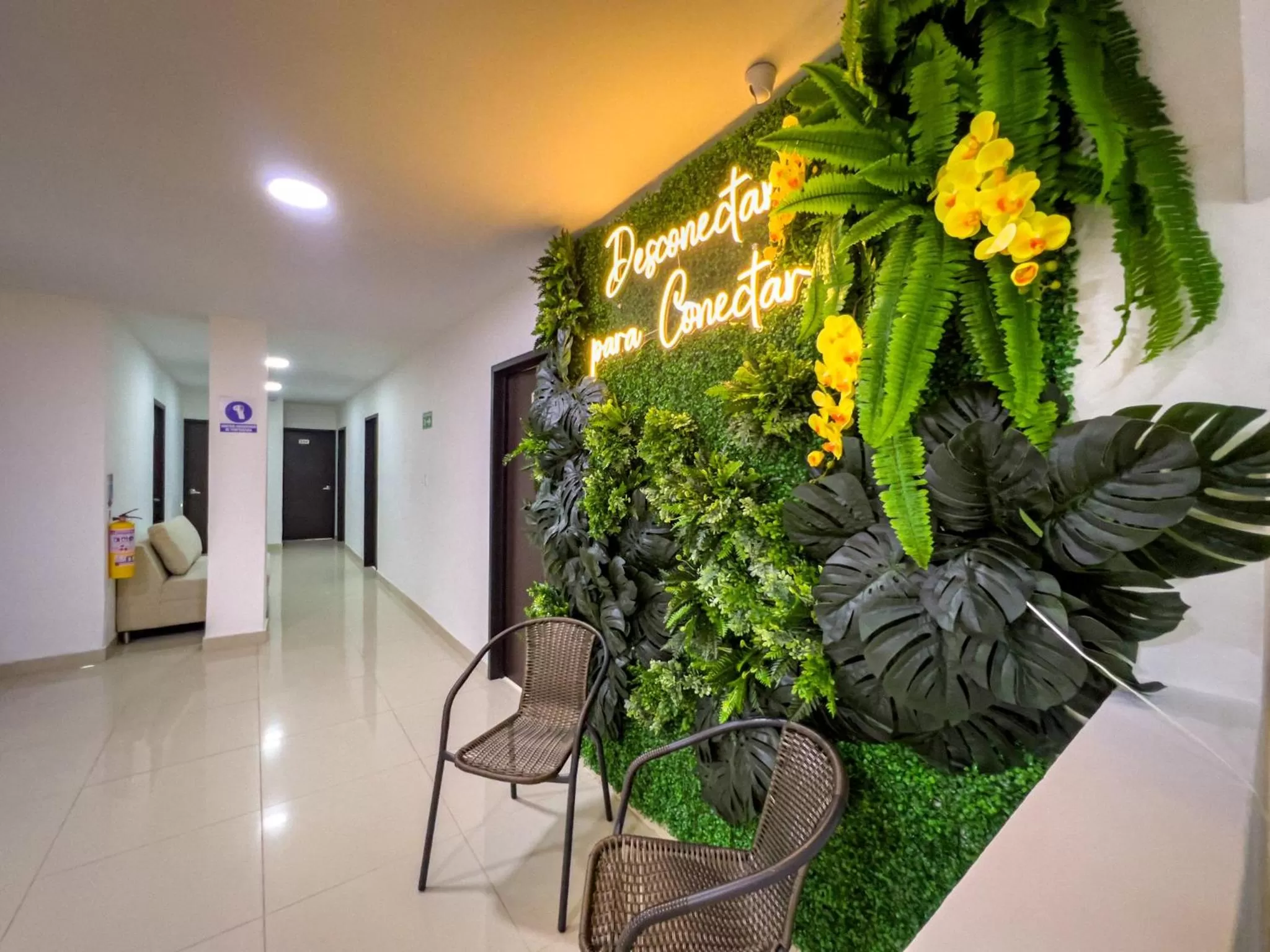 Communal lounge/ TV room in Hotel Boutique Veracruz termales