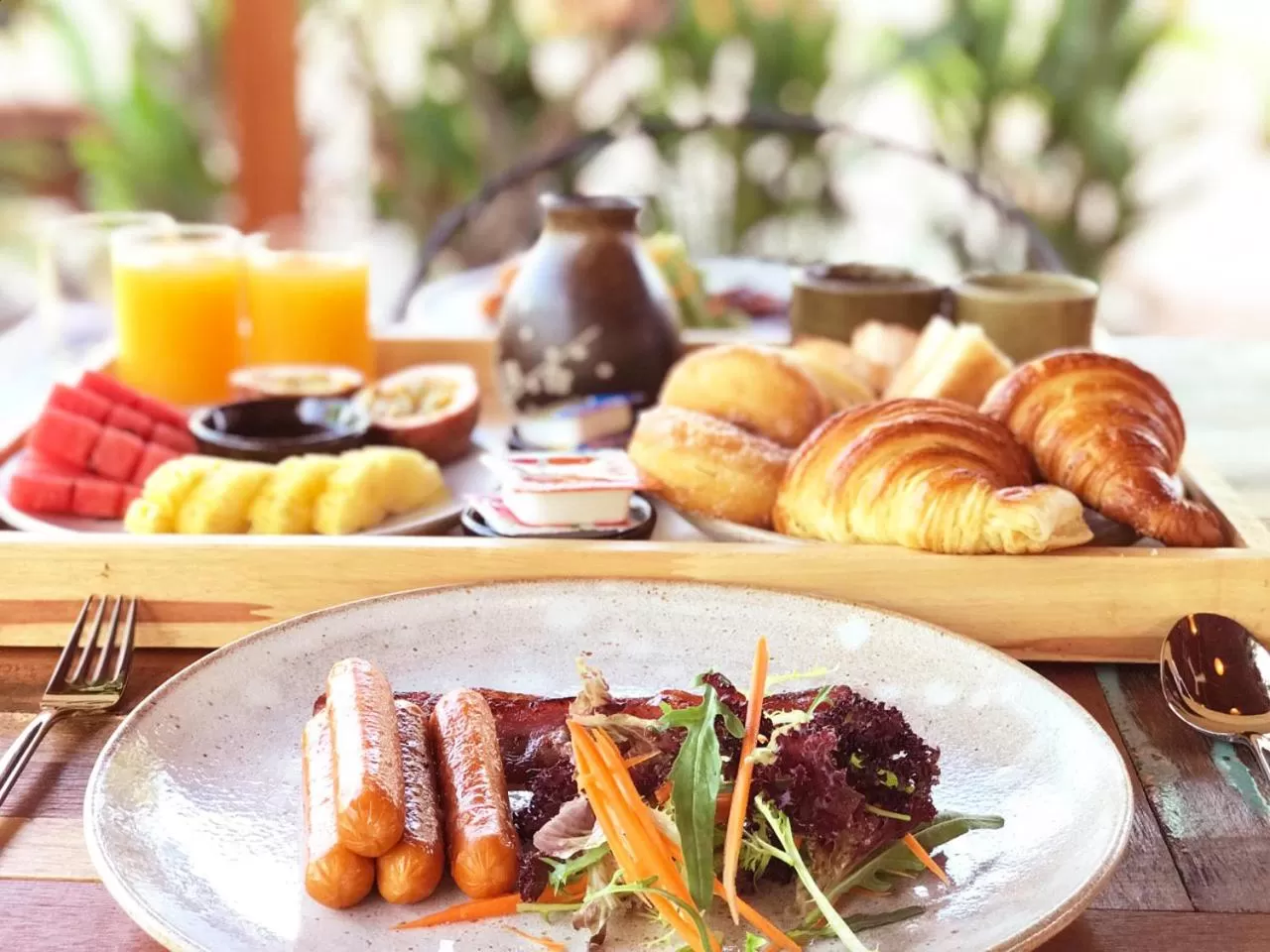 Food and drinks in Dontrei Villa Angkor