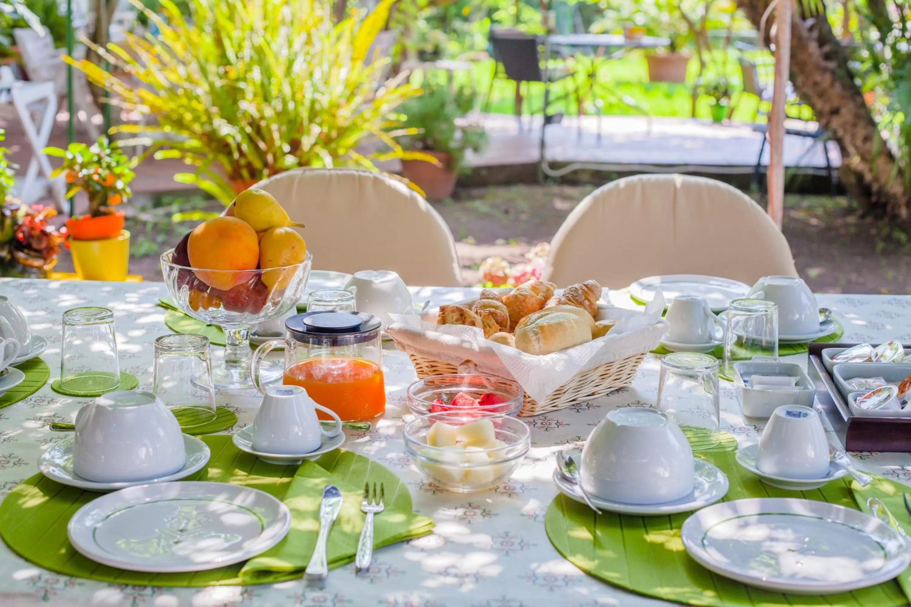 Patio in B&B Casina de Goyzueta