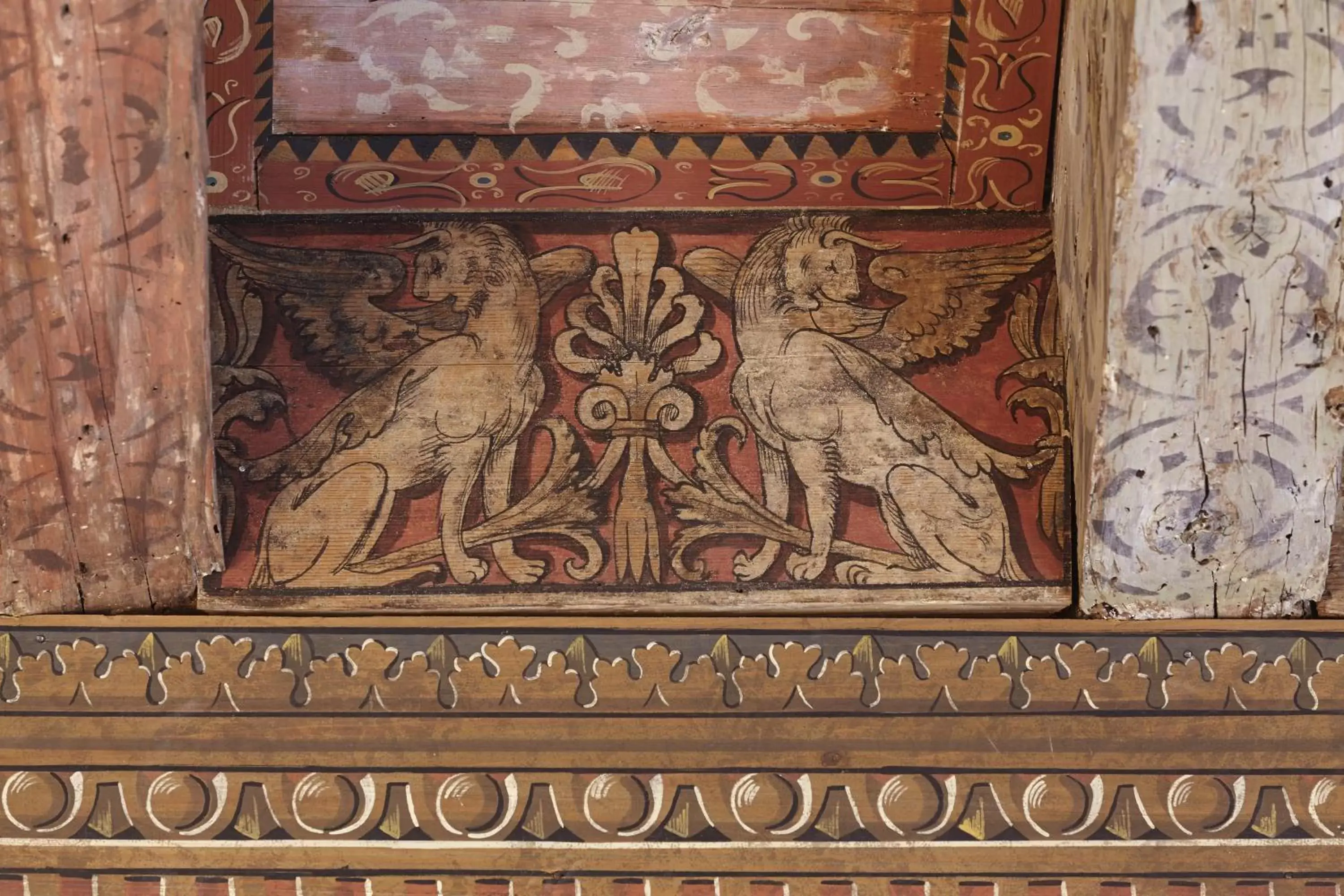 Decorative detail in Albergo Cappello