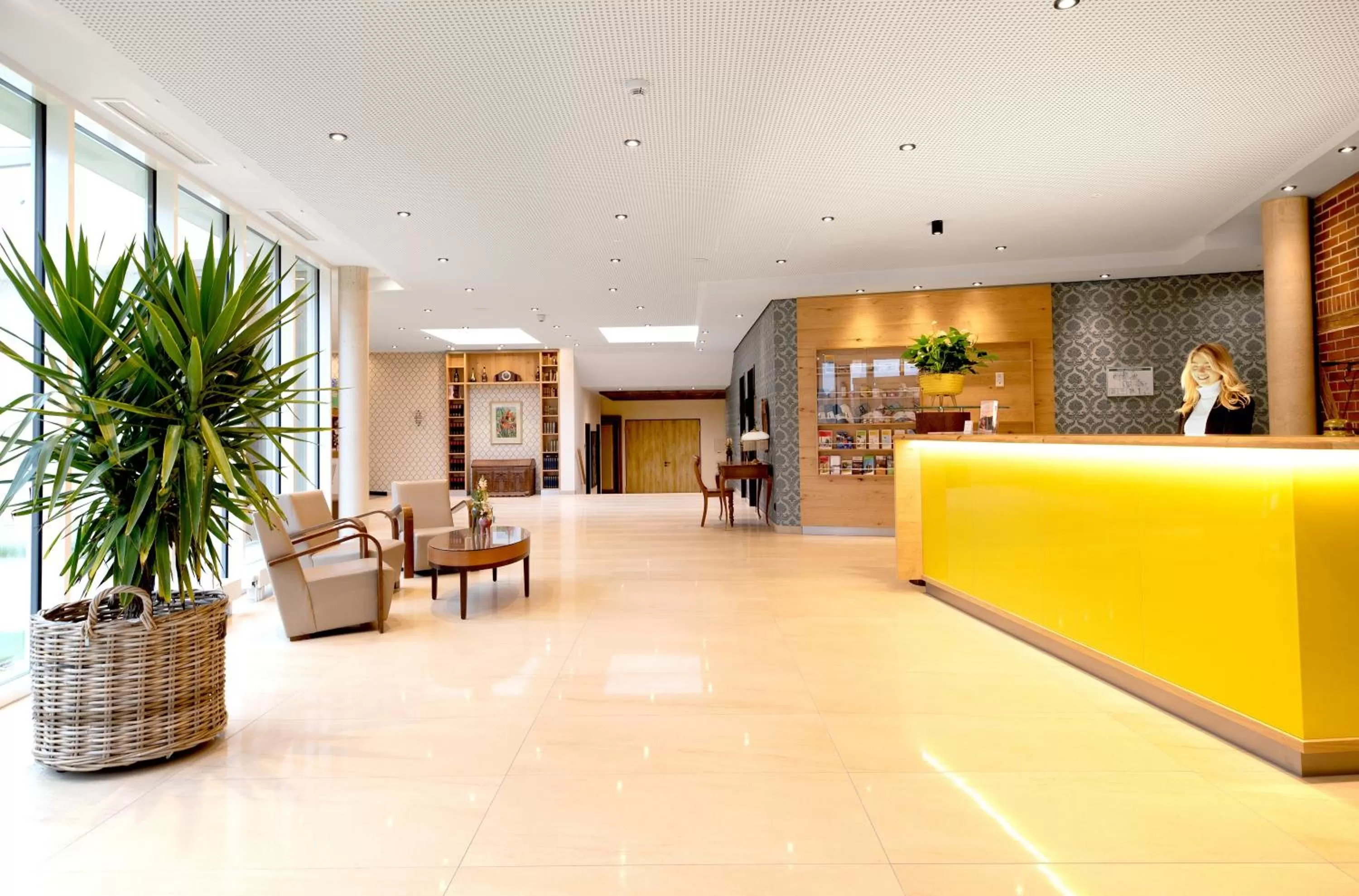 Lobby or reception in Naundrups Hof