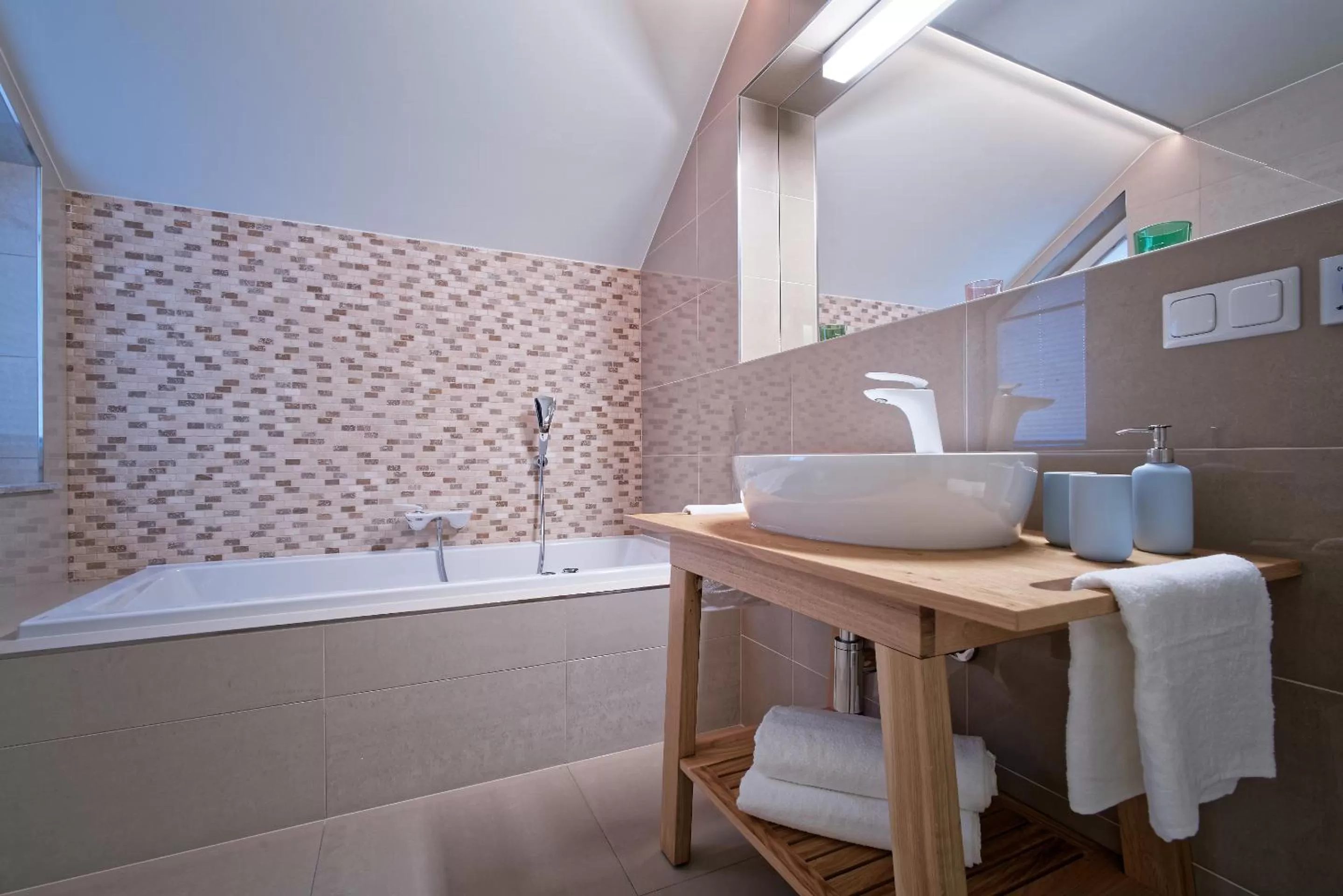 Bathroom in Pension Laa Natura