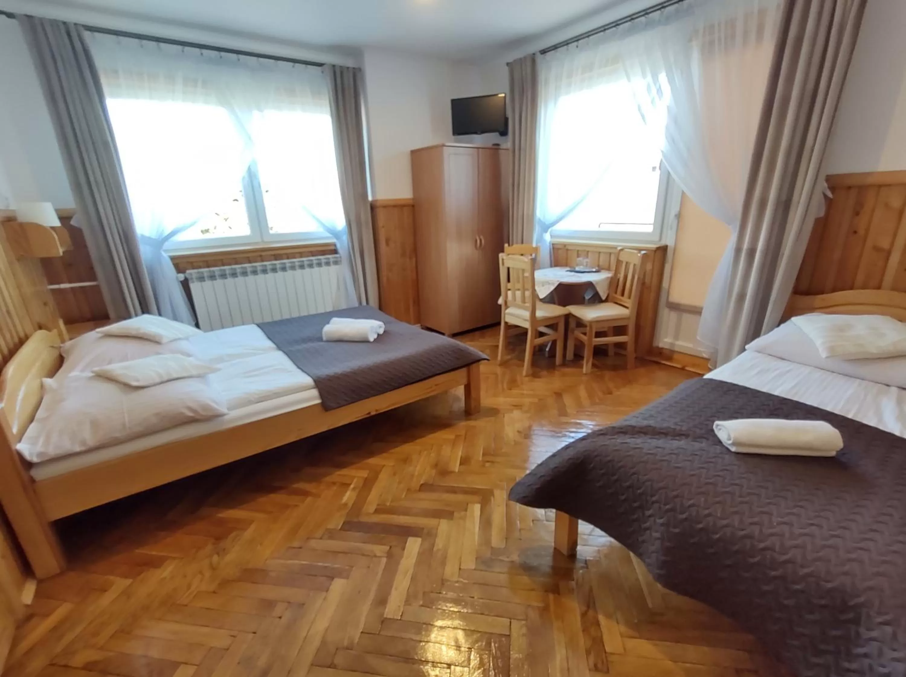 Bed in Noclegi U Reni