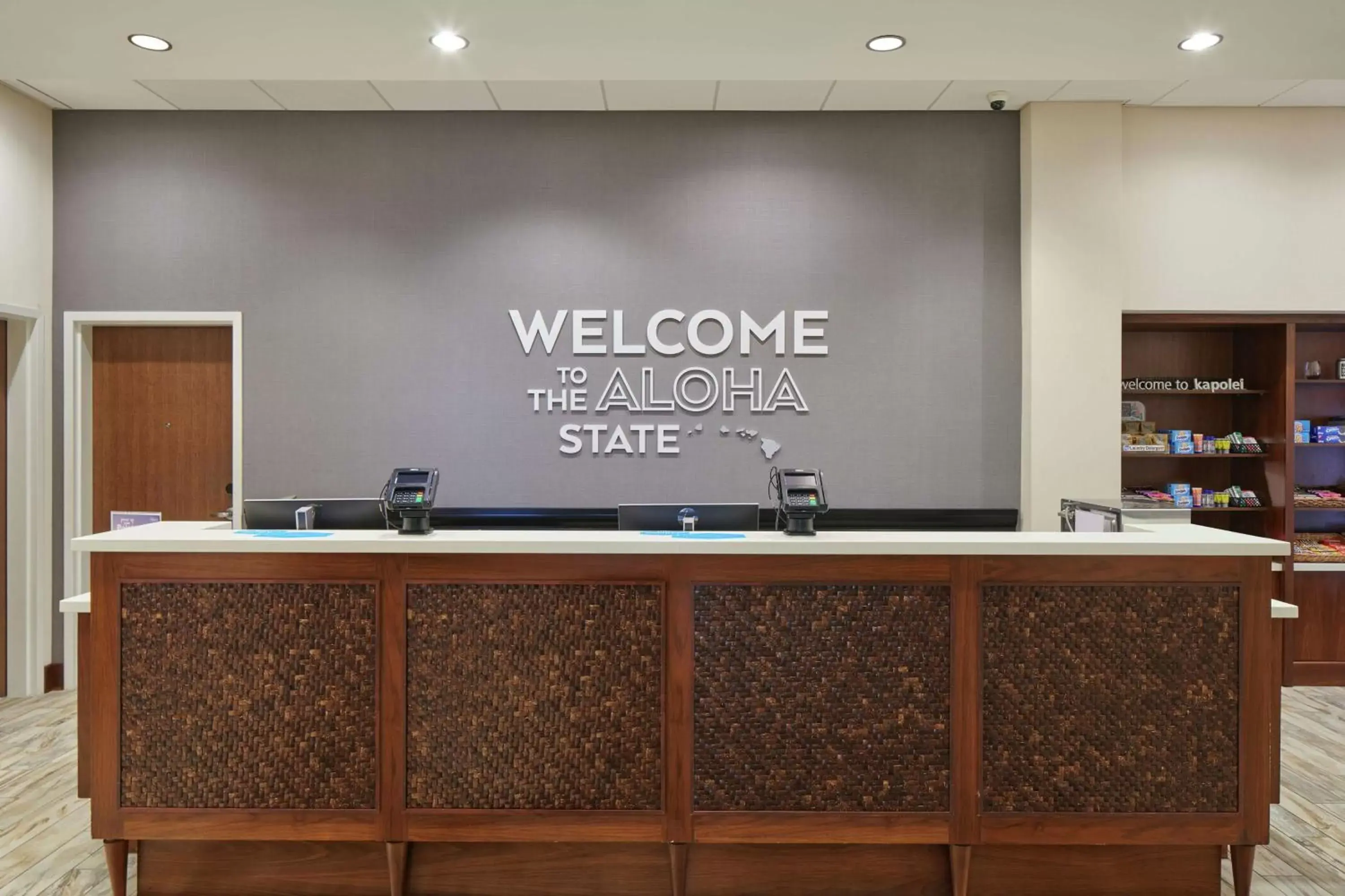 Lobby or reception in Hampton Inn & Suites Oahu/Kapolei, HI - FREE Breakfast