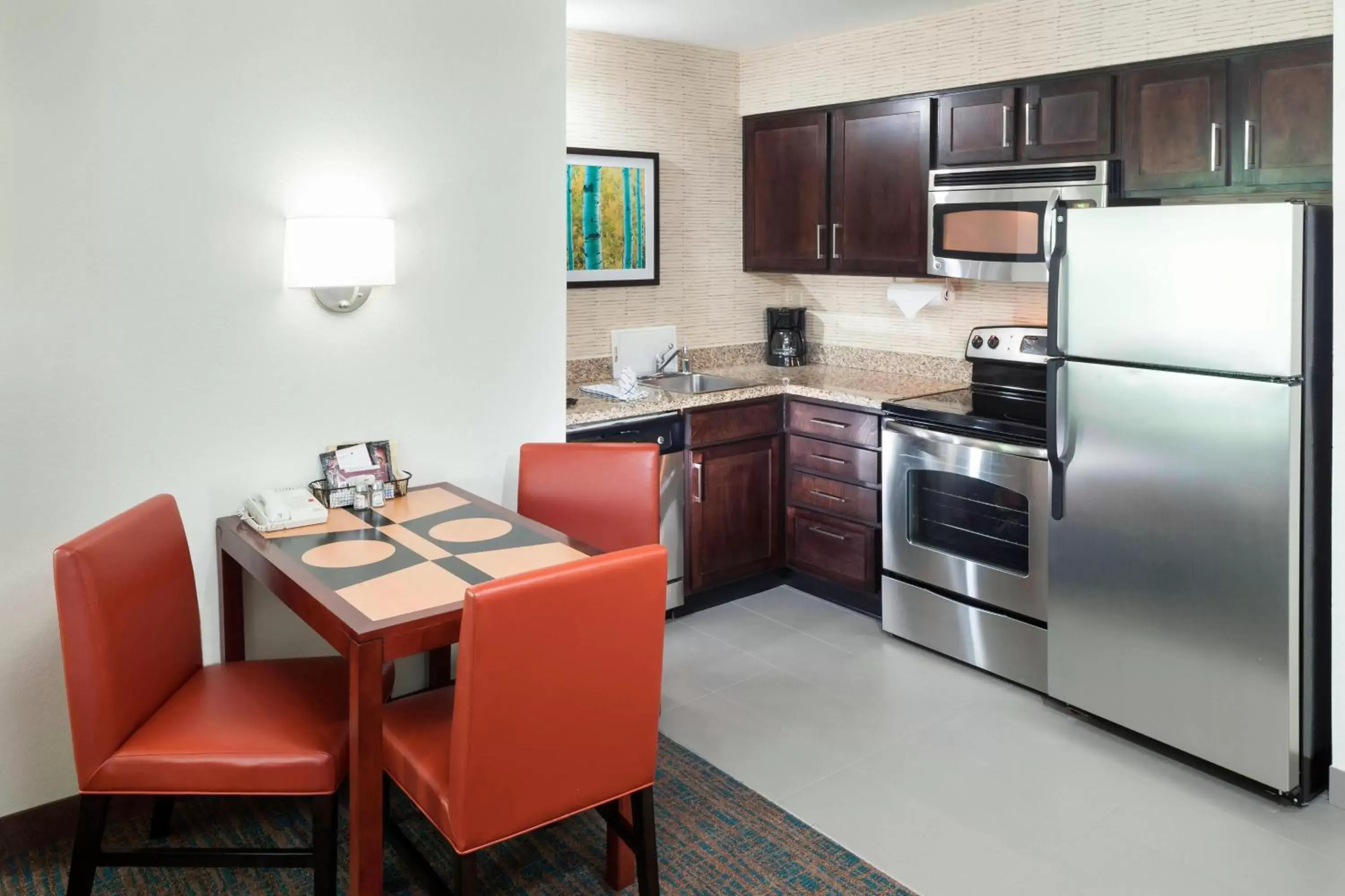 Bedroom, Kitchen/Kitchenette in Residence Inn Denver Highlands Ranch