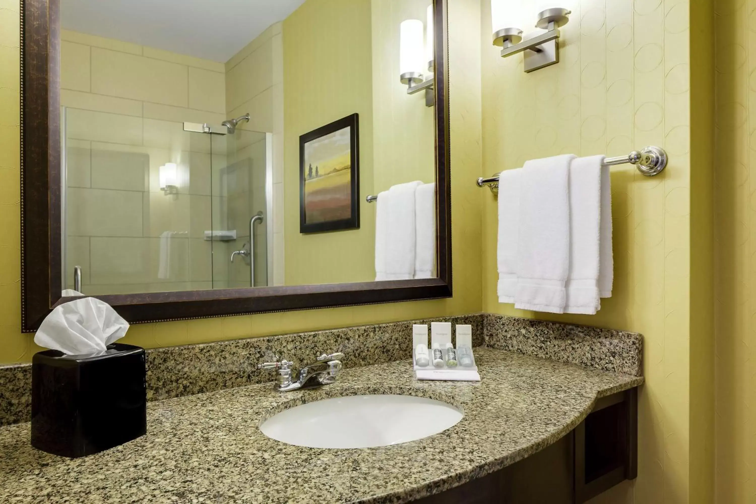 Bathroom in Hilton Garden Inn Manhattan Kansas