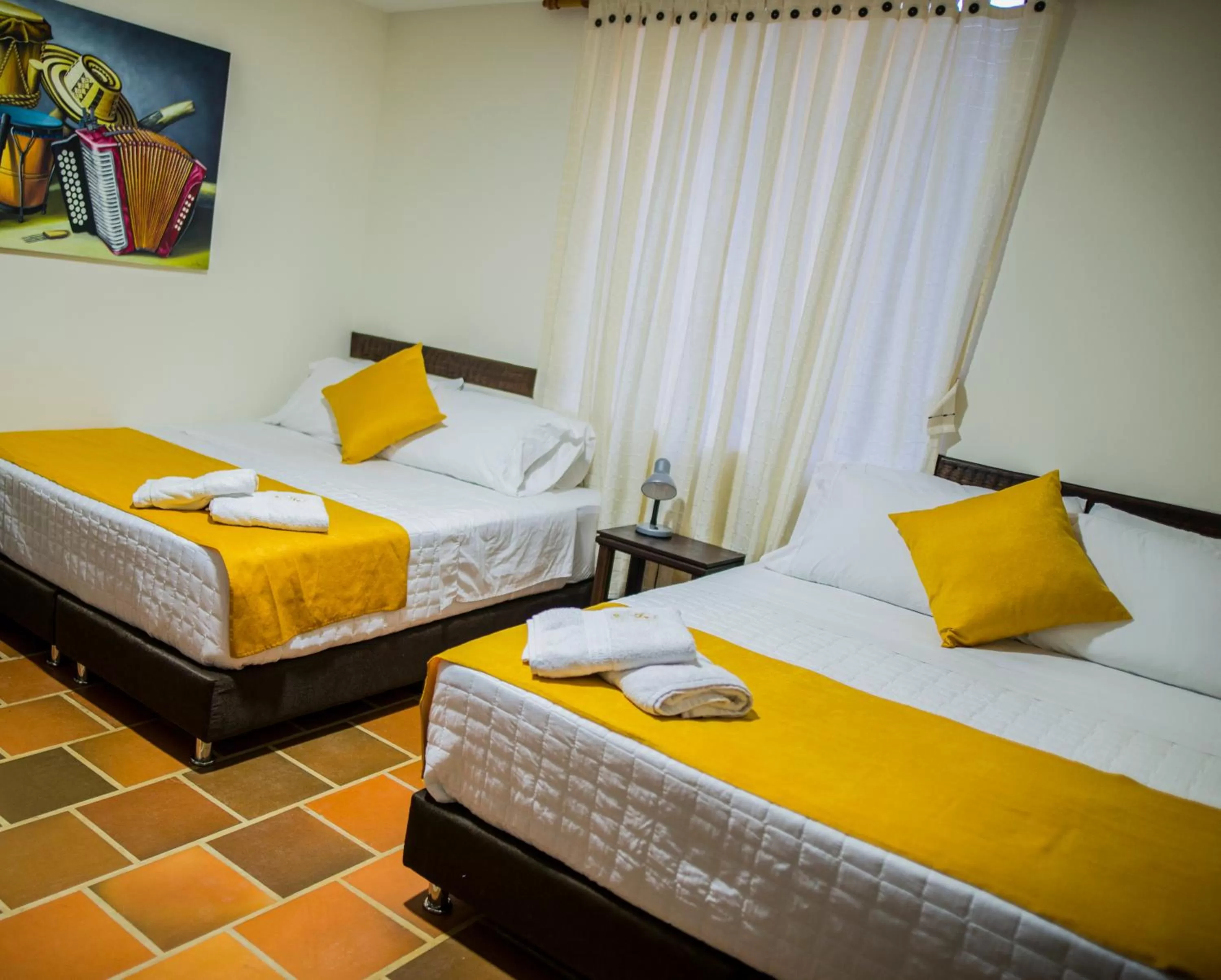 Bed in La Victoria Hotel Campestre