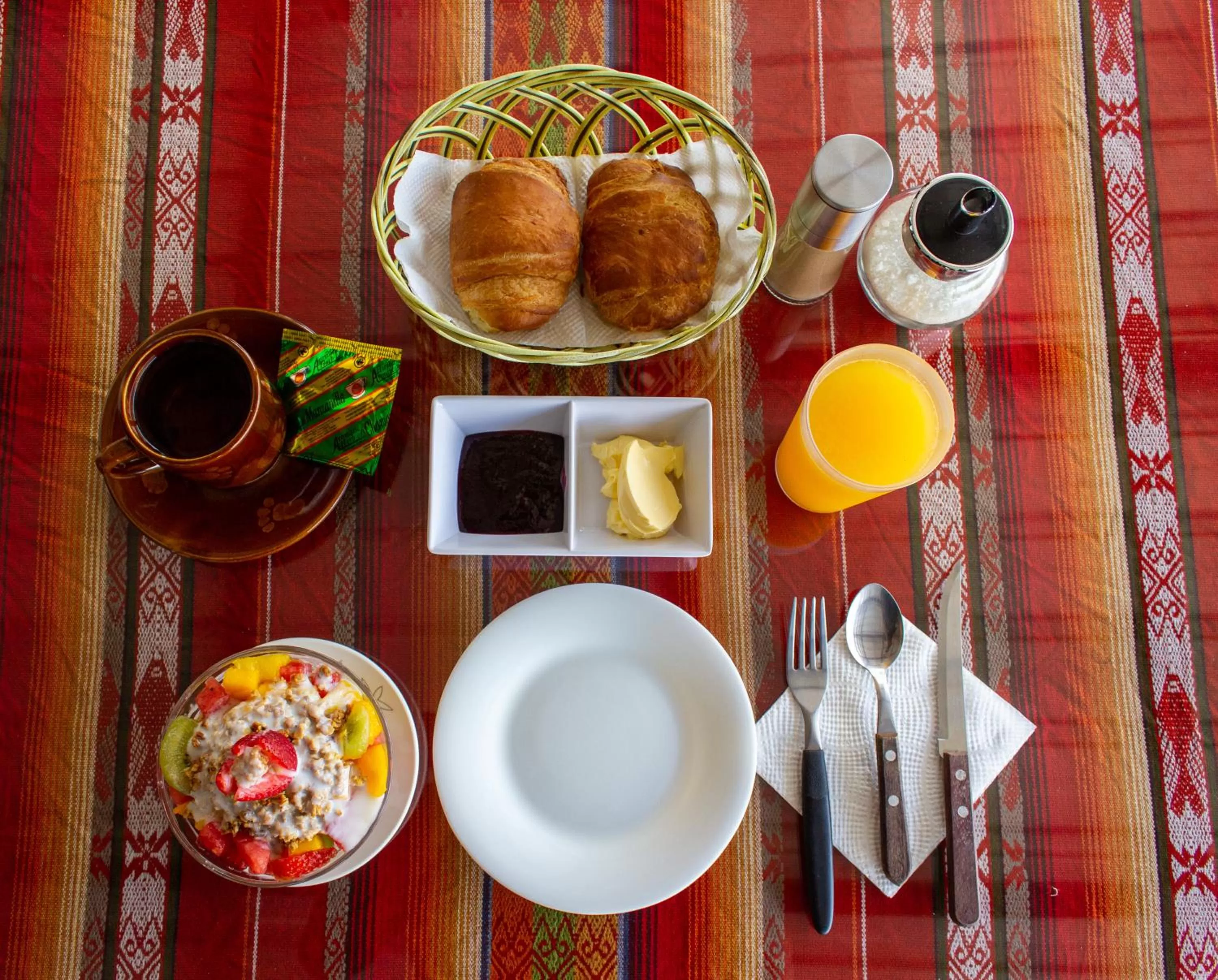 Breakfast in Hostal Limoncocha