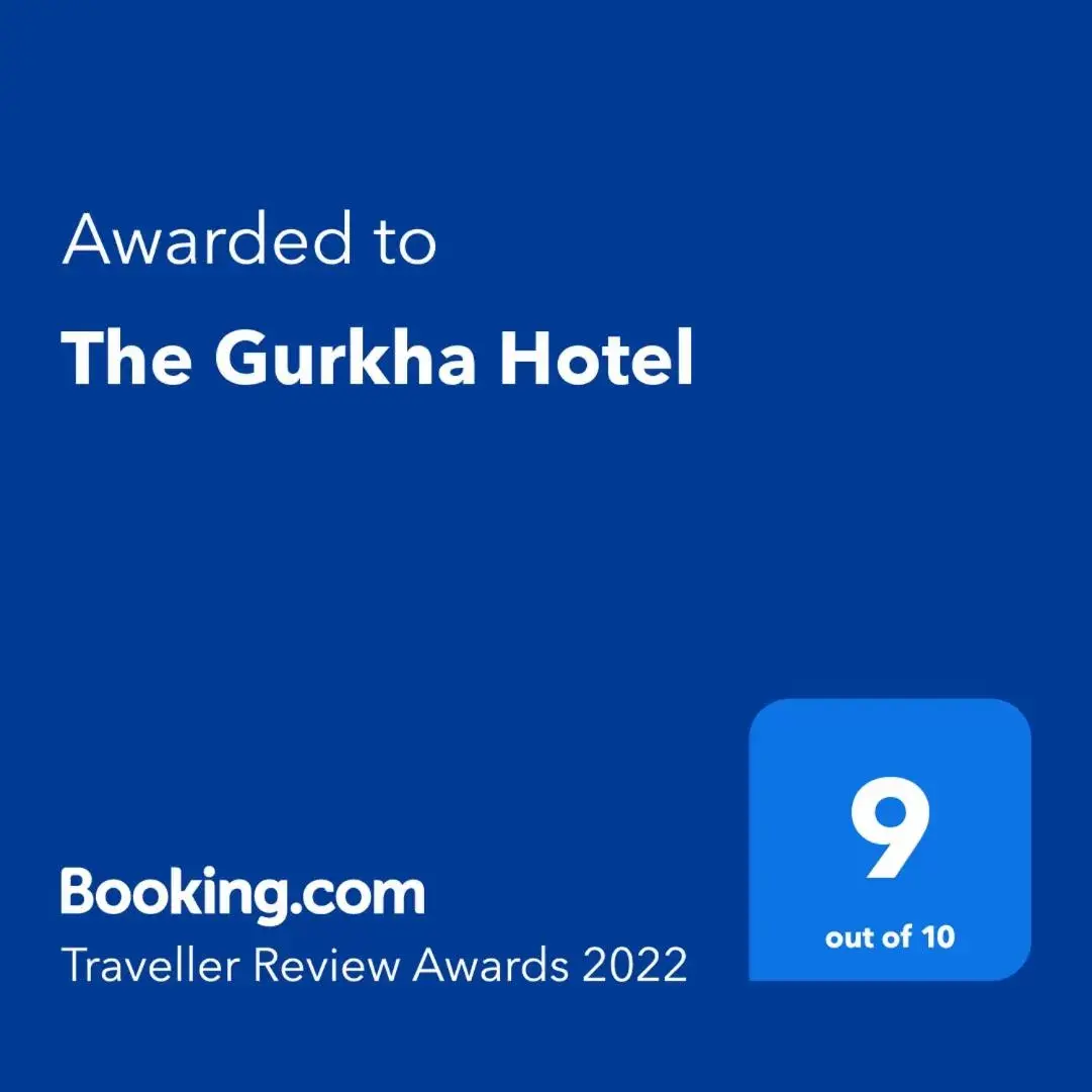 Certificate/Award, Logo/Certificate/Sign/Award in The Gurkha Hotel