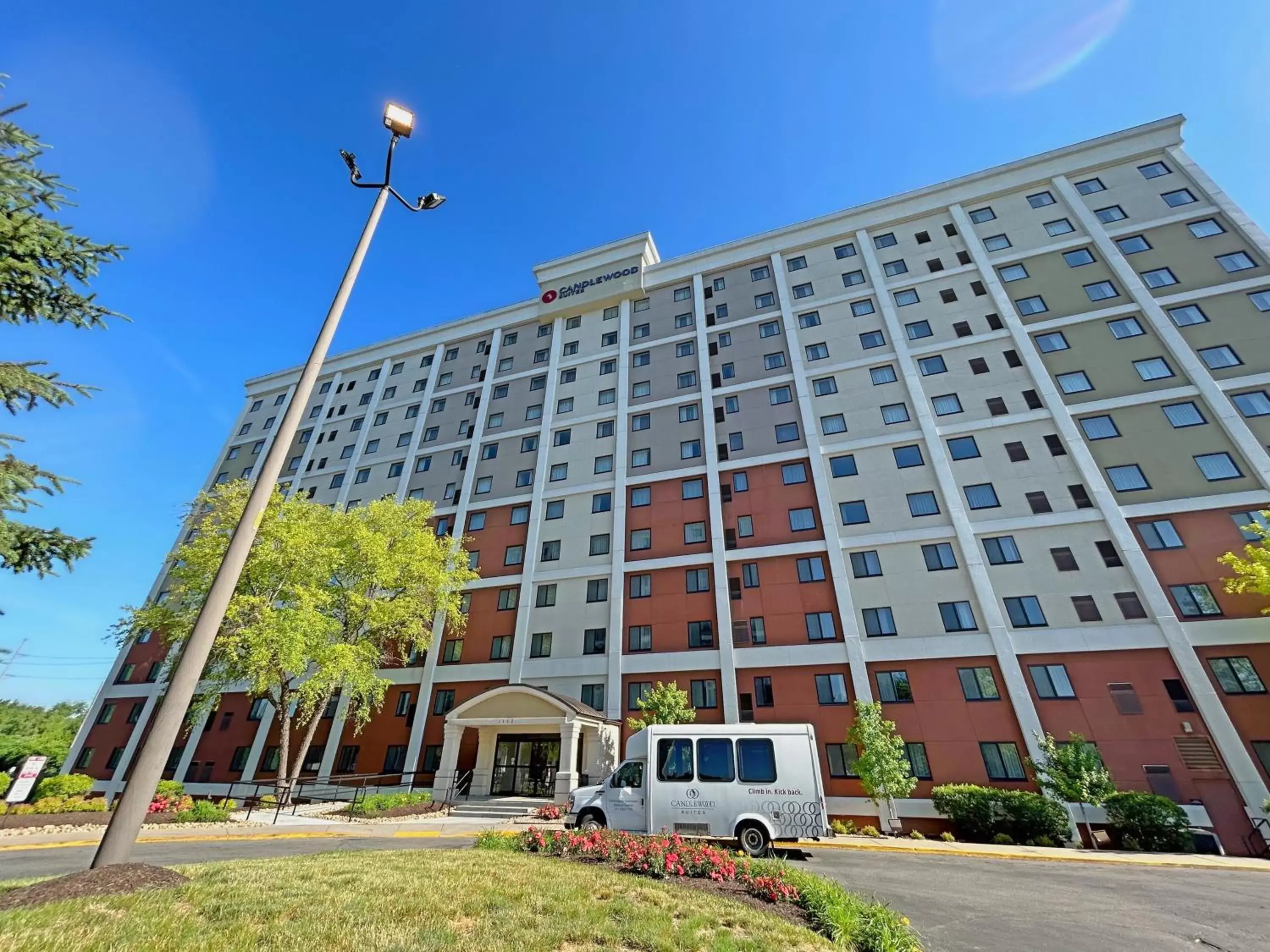 Property Building in Candlewood Suites Indianapolis Downtown Medical District, an IHG Hotel