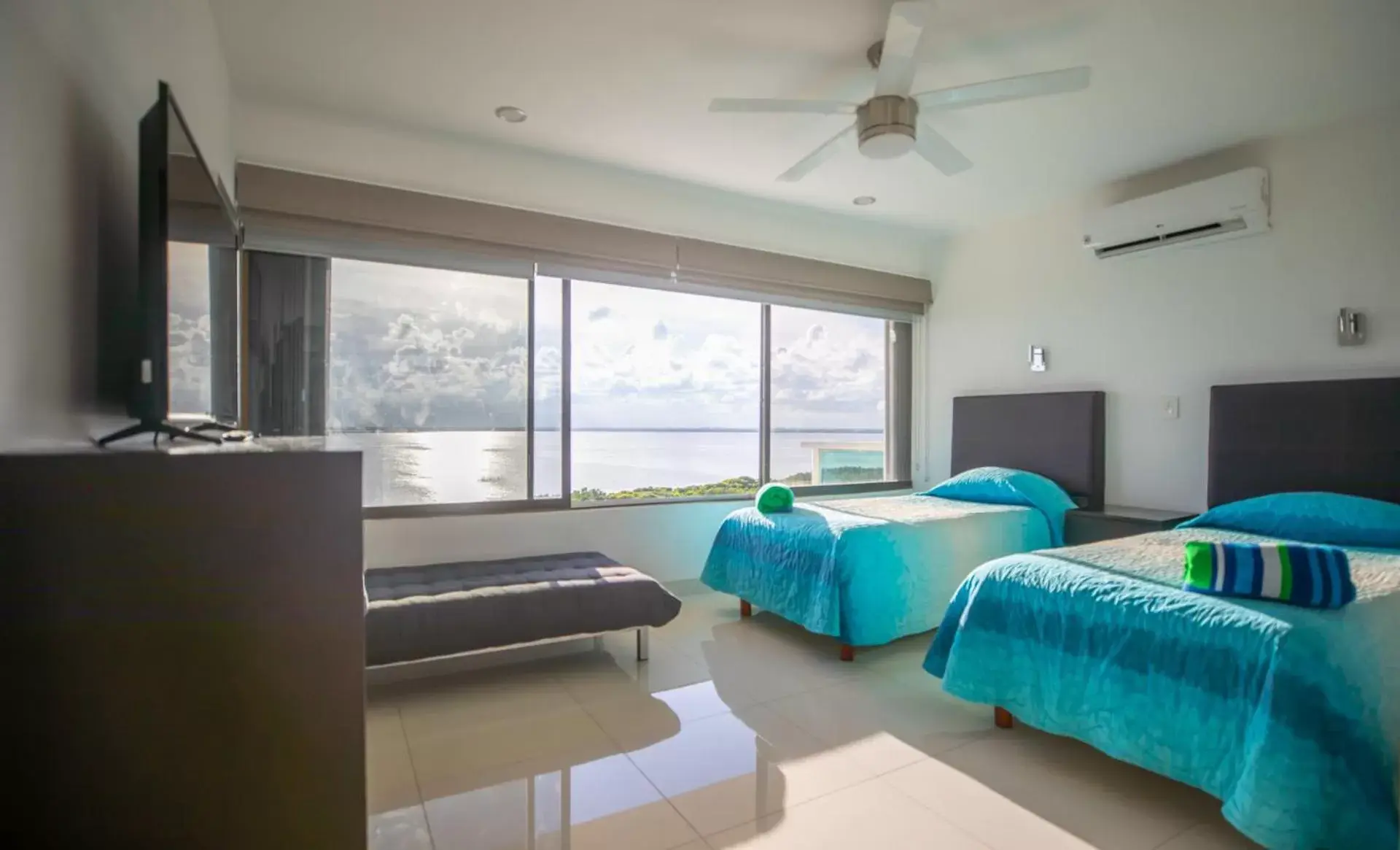 Bedroom in Beachfront Penthouses by LivIN Cancun