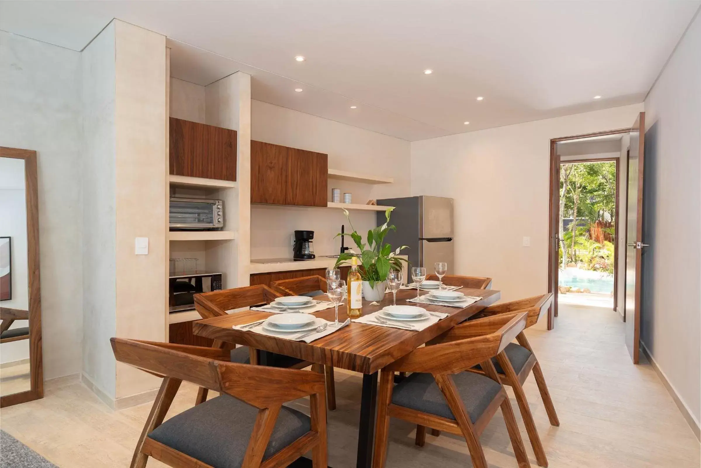 Dining Area in Suites at TreeTops Tulum