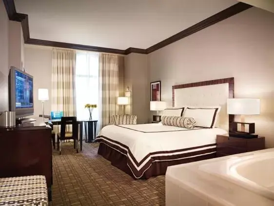 Bed in Ameristar Casino Hotel Vicksburg, Ms.
