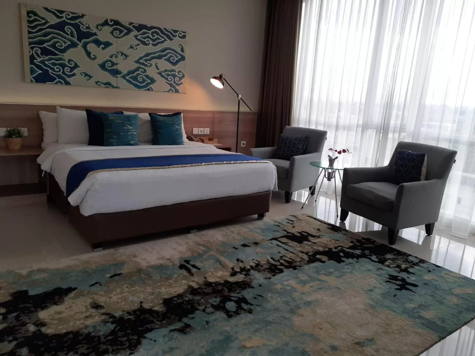 Bedroom, Bed in Antero Hotel Jababeka Cikarang