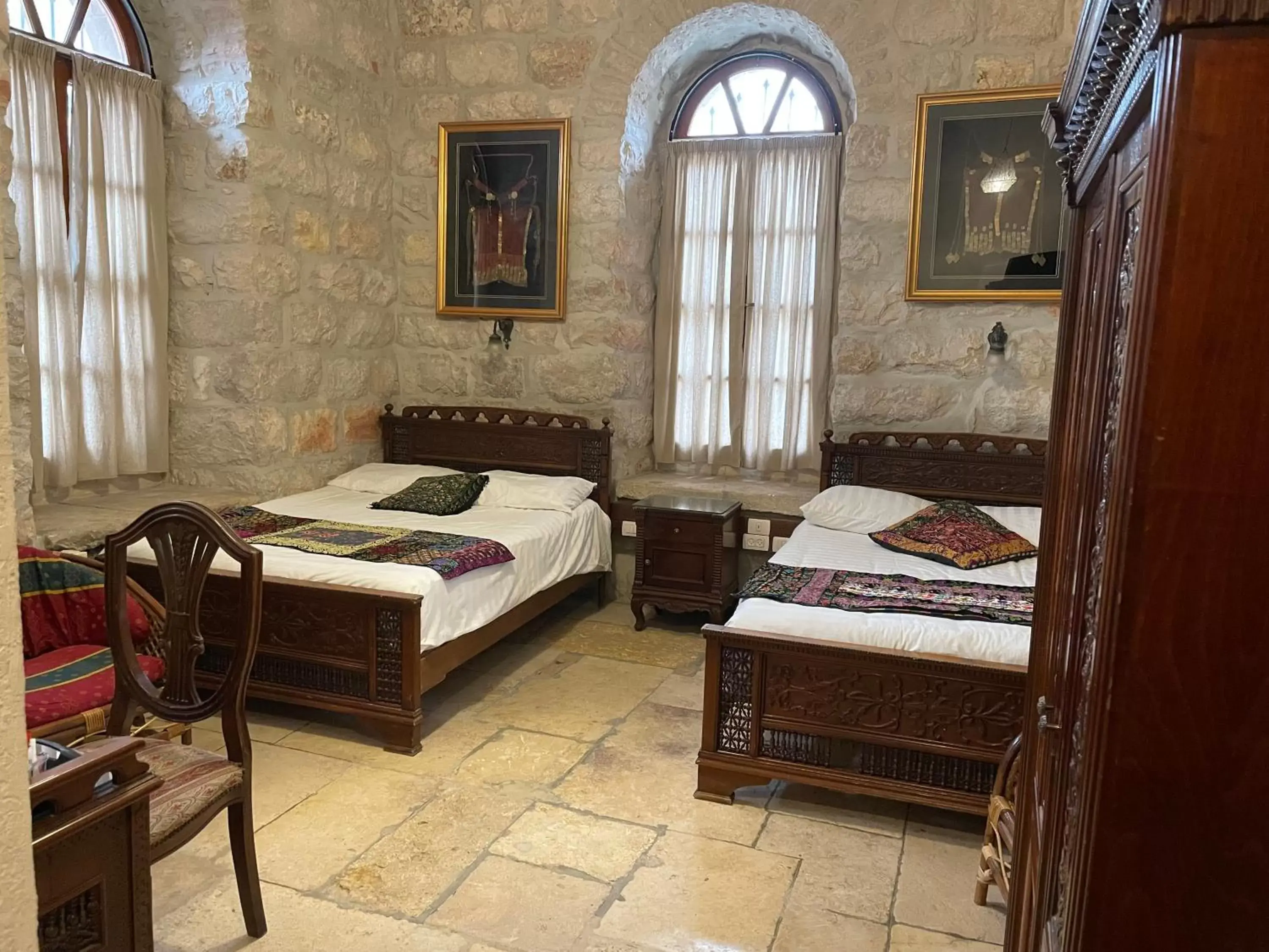 Bed in Jerusalem Hotel