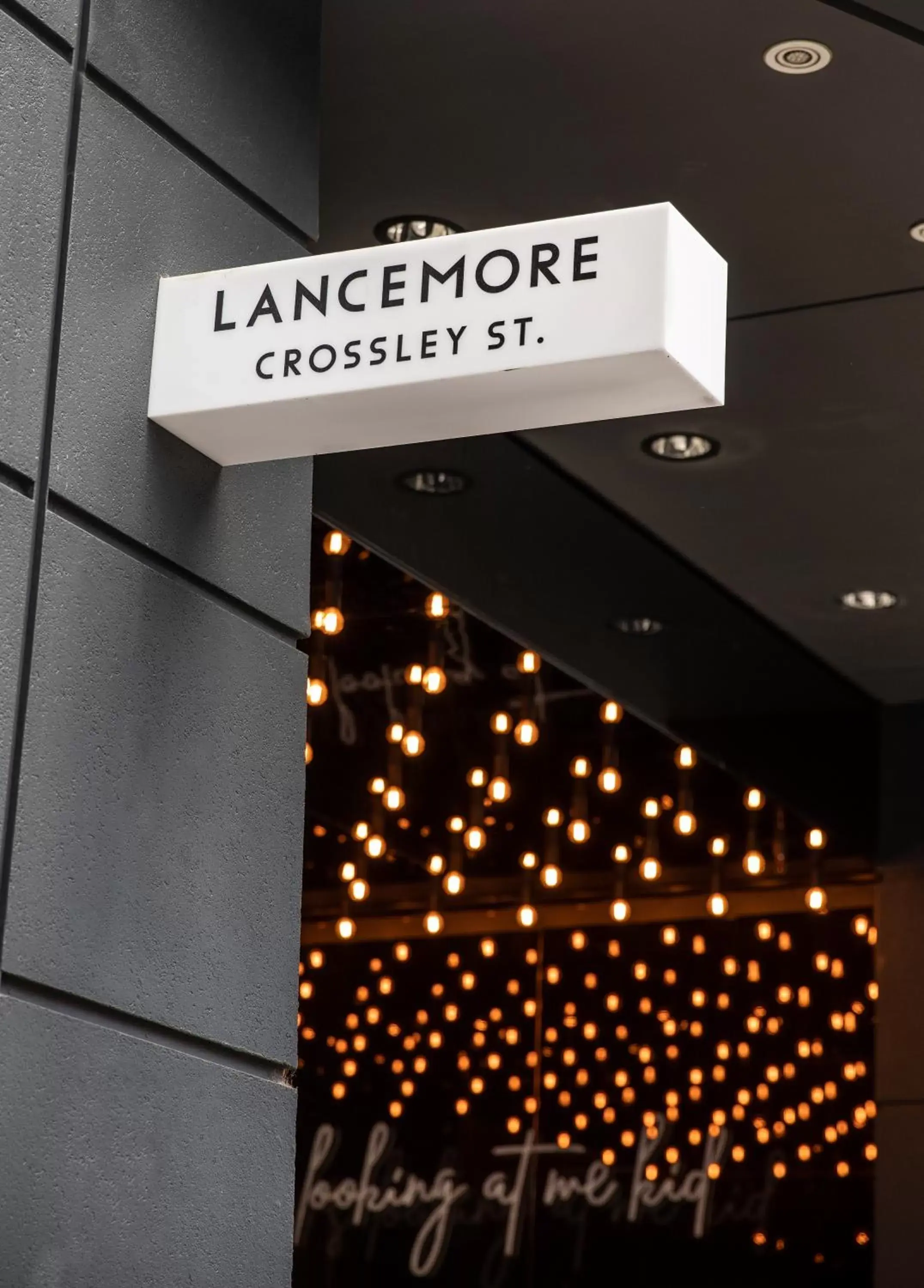 Facade/entrance in Lancemore Crossley St. Melbourne
