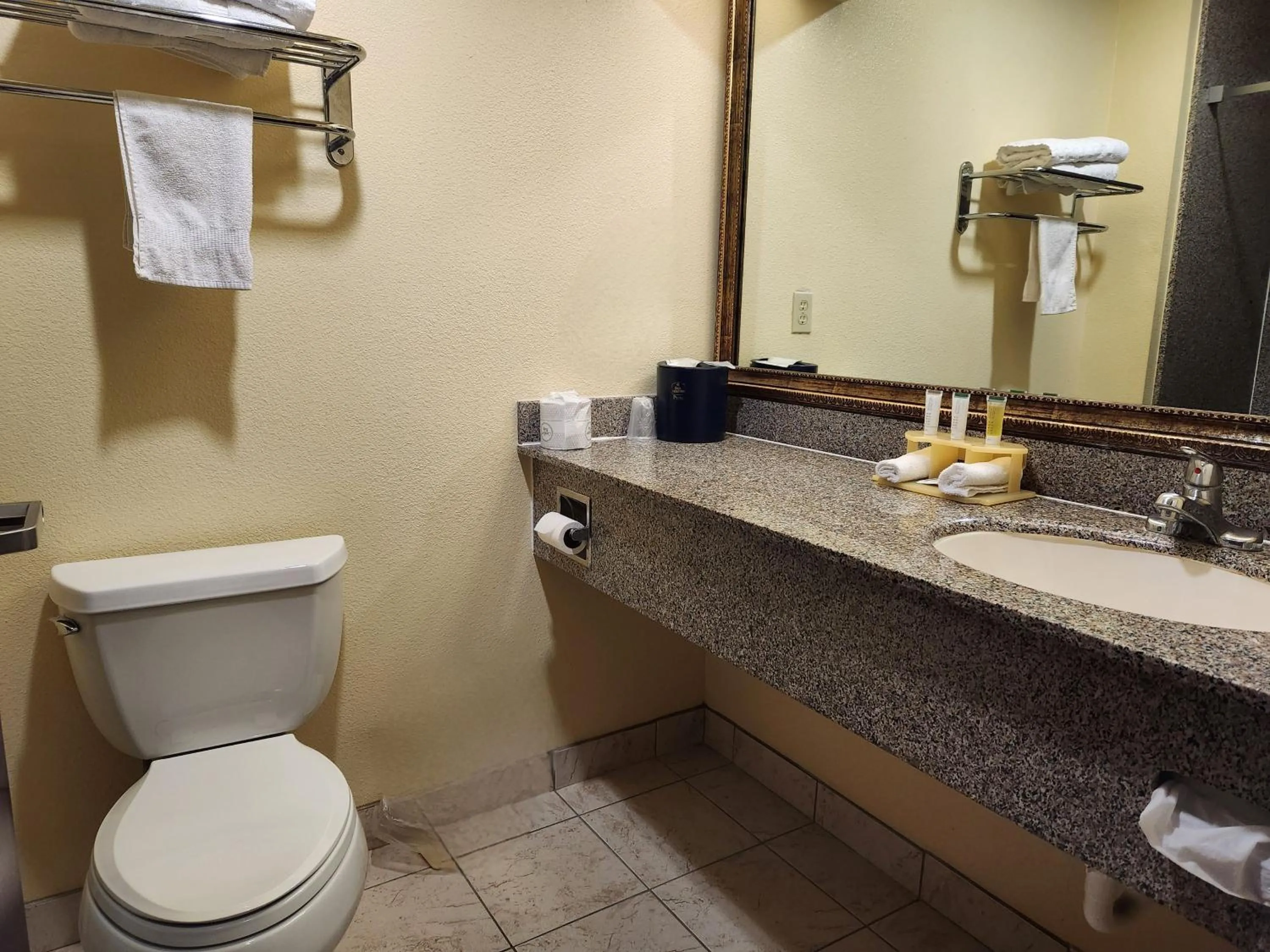 Bathroom in Days Inn & Suites by Wyndham Sam Houston Tollway