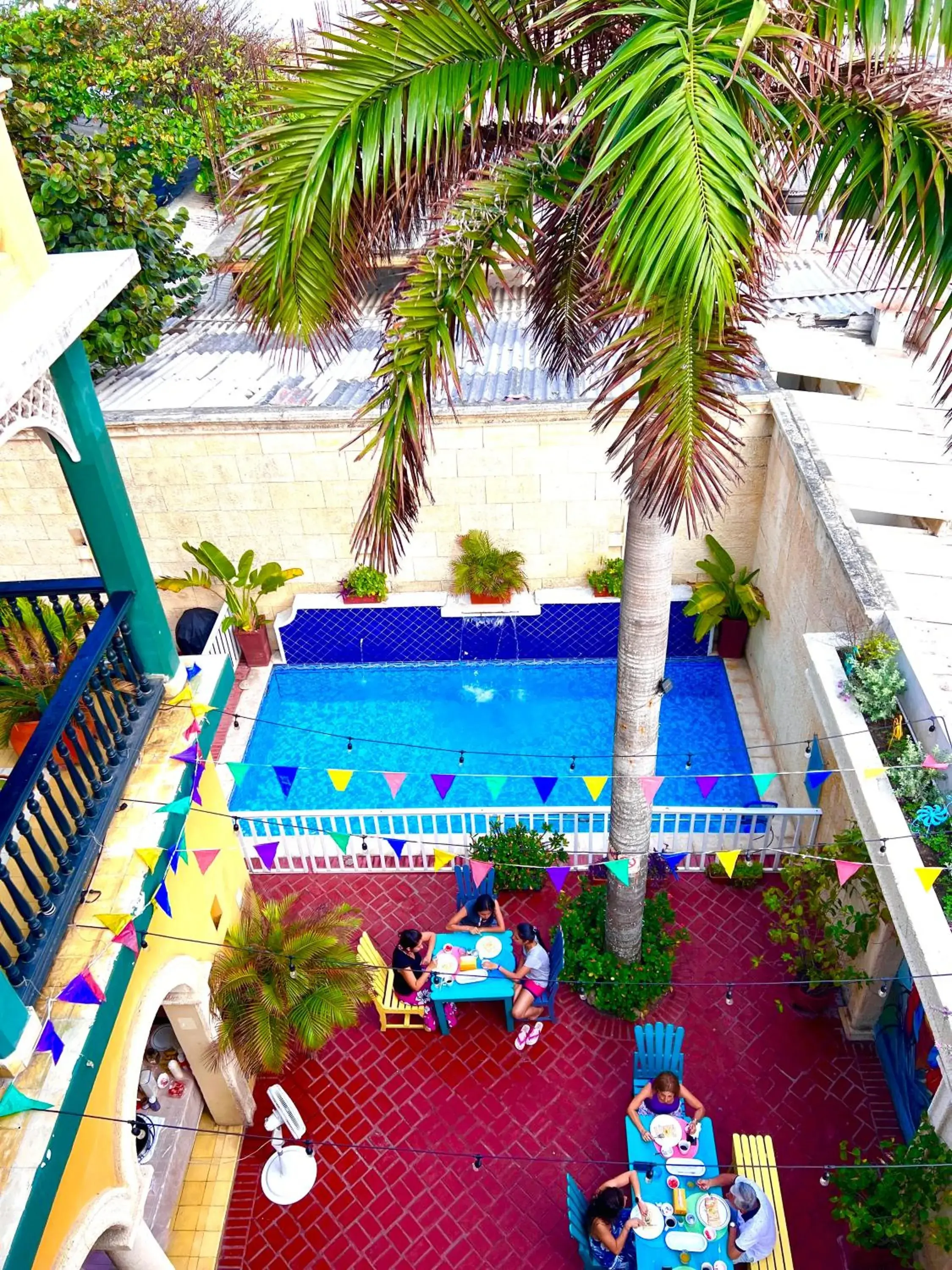 Pool View in Hotel Boutique Castillo Ines Maria