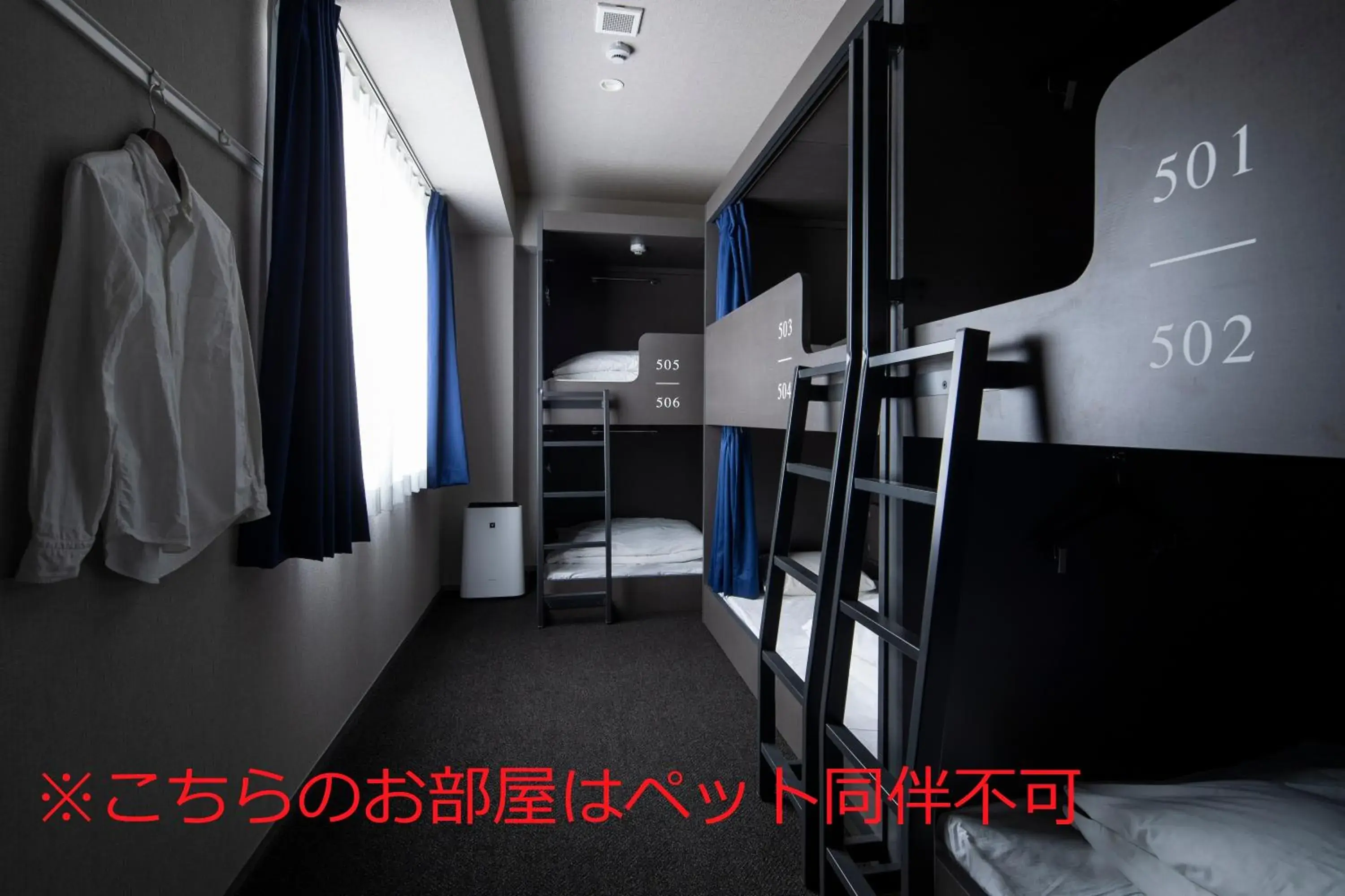 Photo of the whole room, Bunk Bed in IMANO OSAKA SHINSAIBASHI HOSTEL