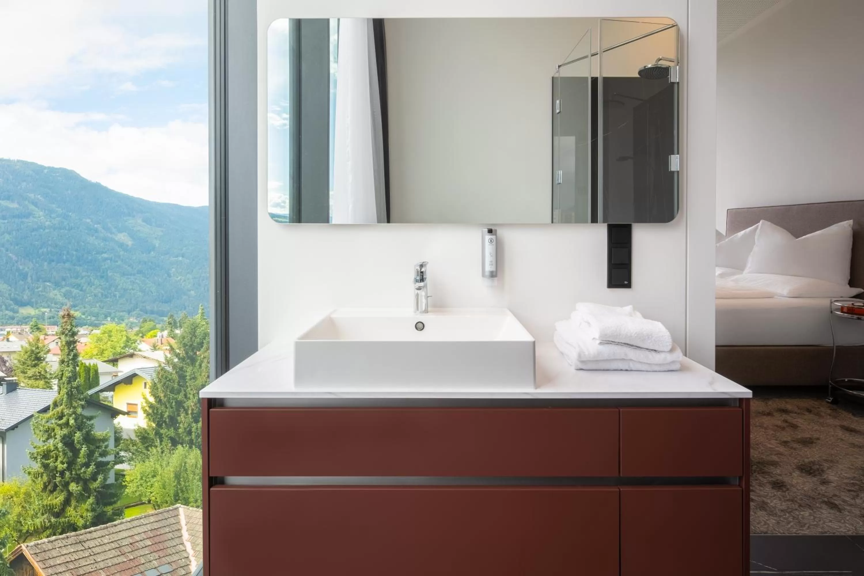 Bathroom in On The Way 24 - Sauna & Golfsimulator inklusive