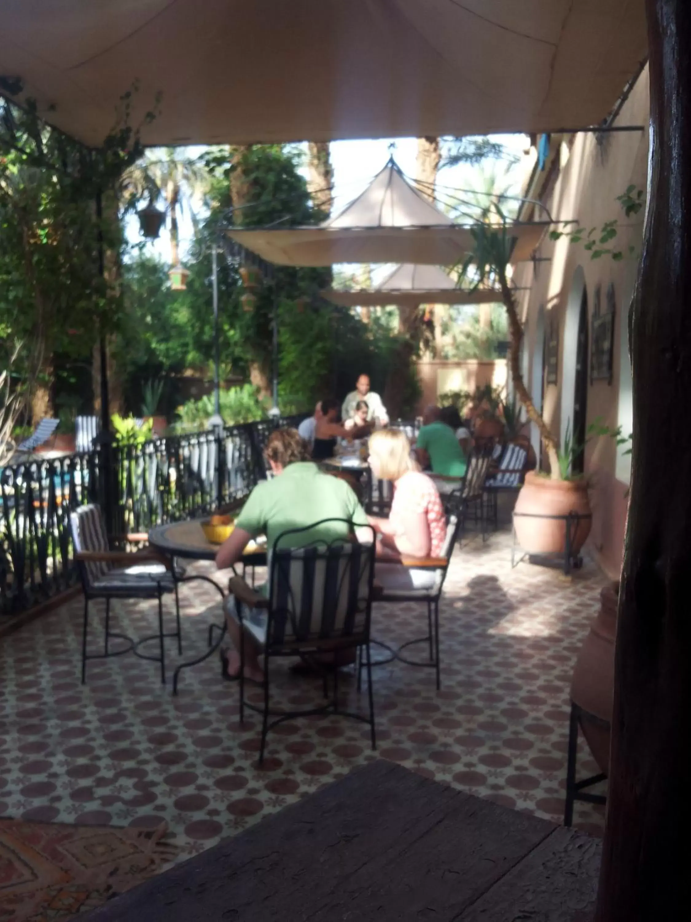 Patio, Restaurant/Places to Eat in Kasbah Sirocco