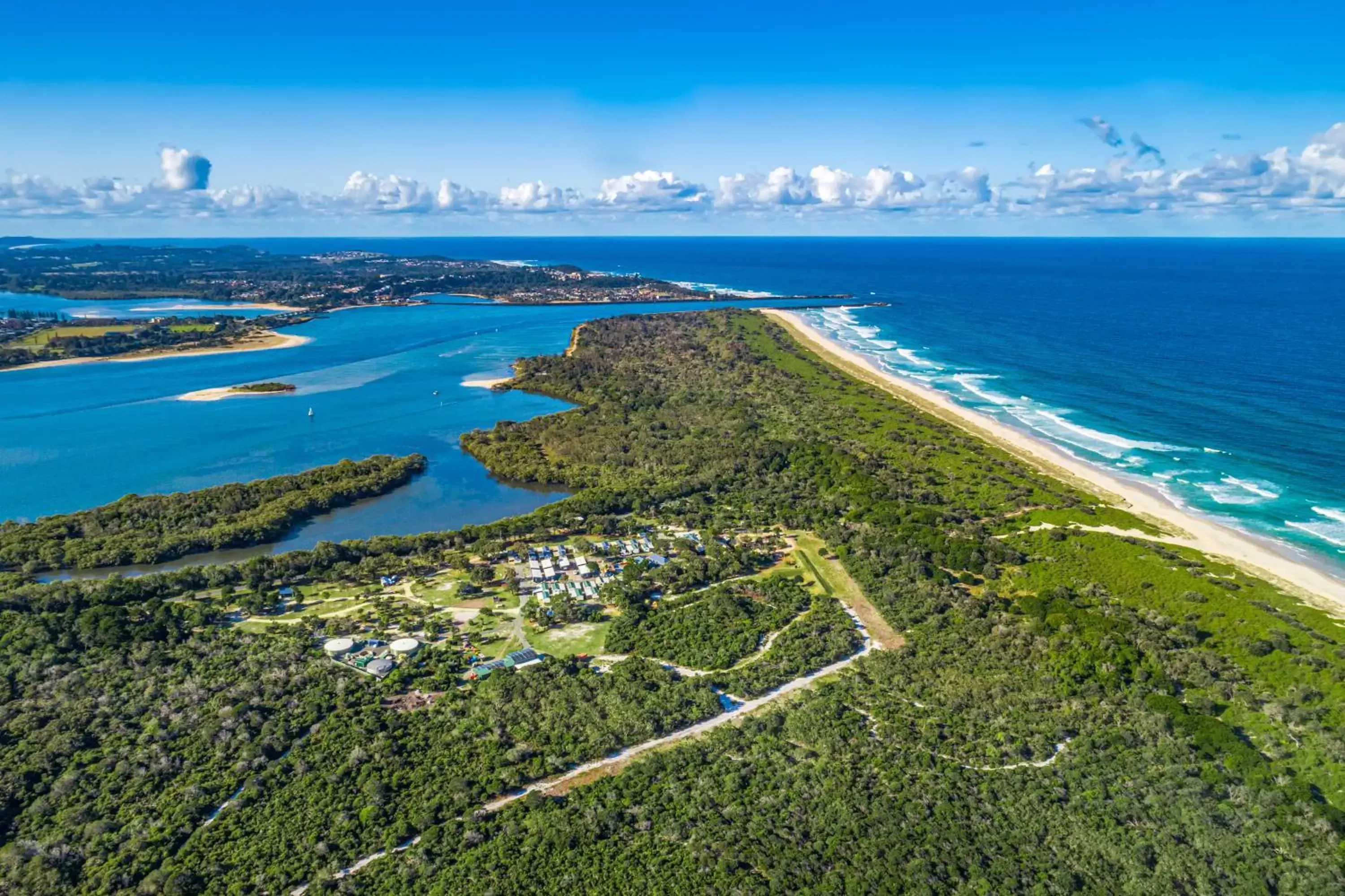 Property building, Bird's-eye View in Ballina Beach Nature Resort