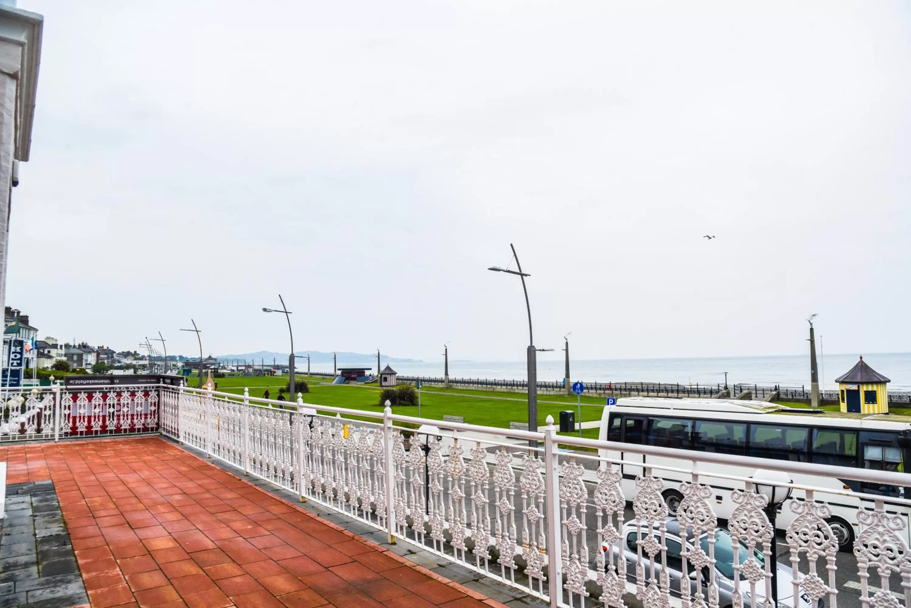Property building in The Strand Hotel, the former residence of Oscar Wilde