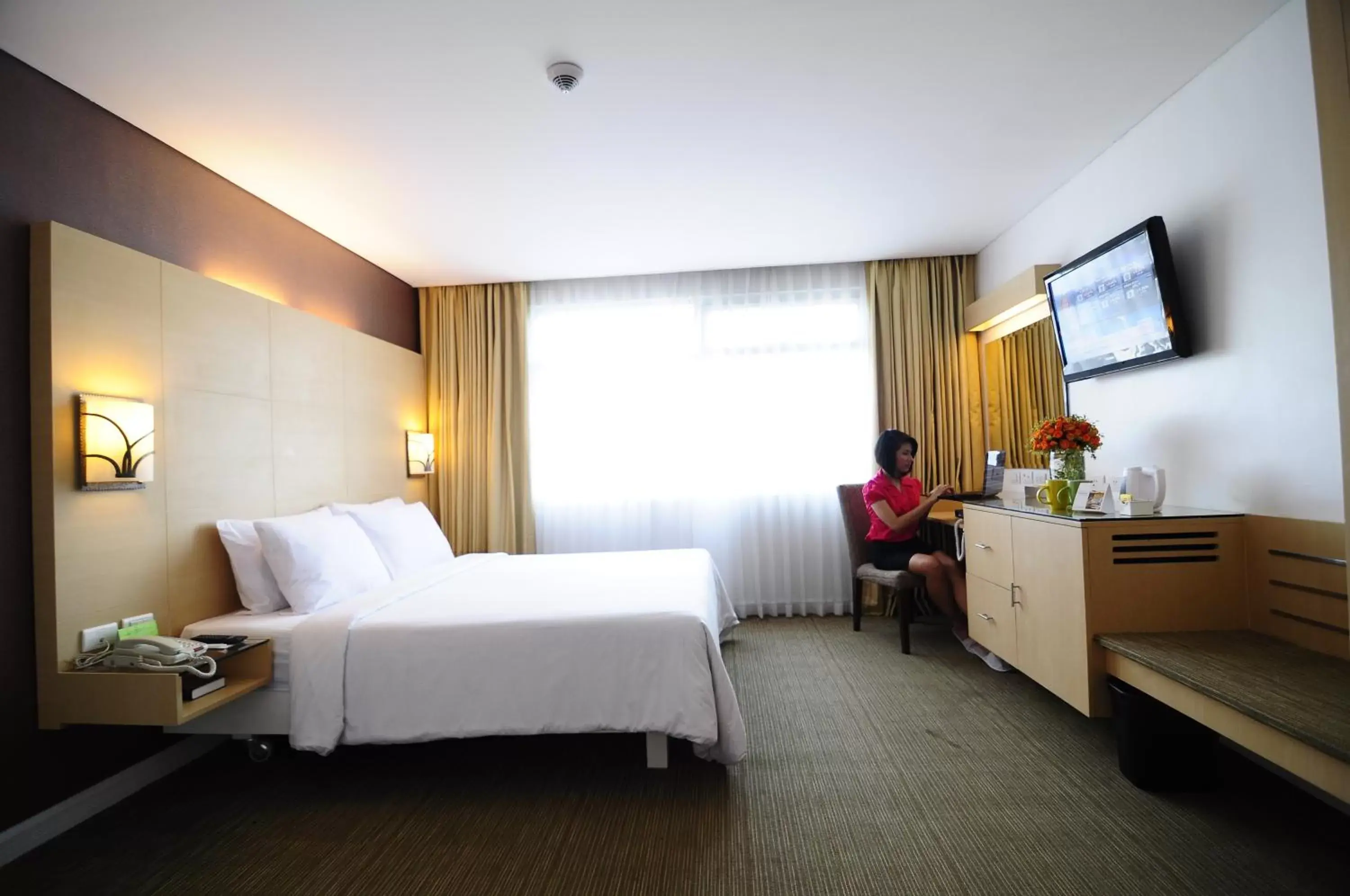 Bedroom in St Giles Hotel Makati
