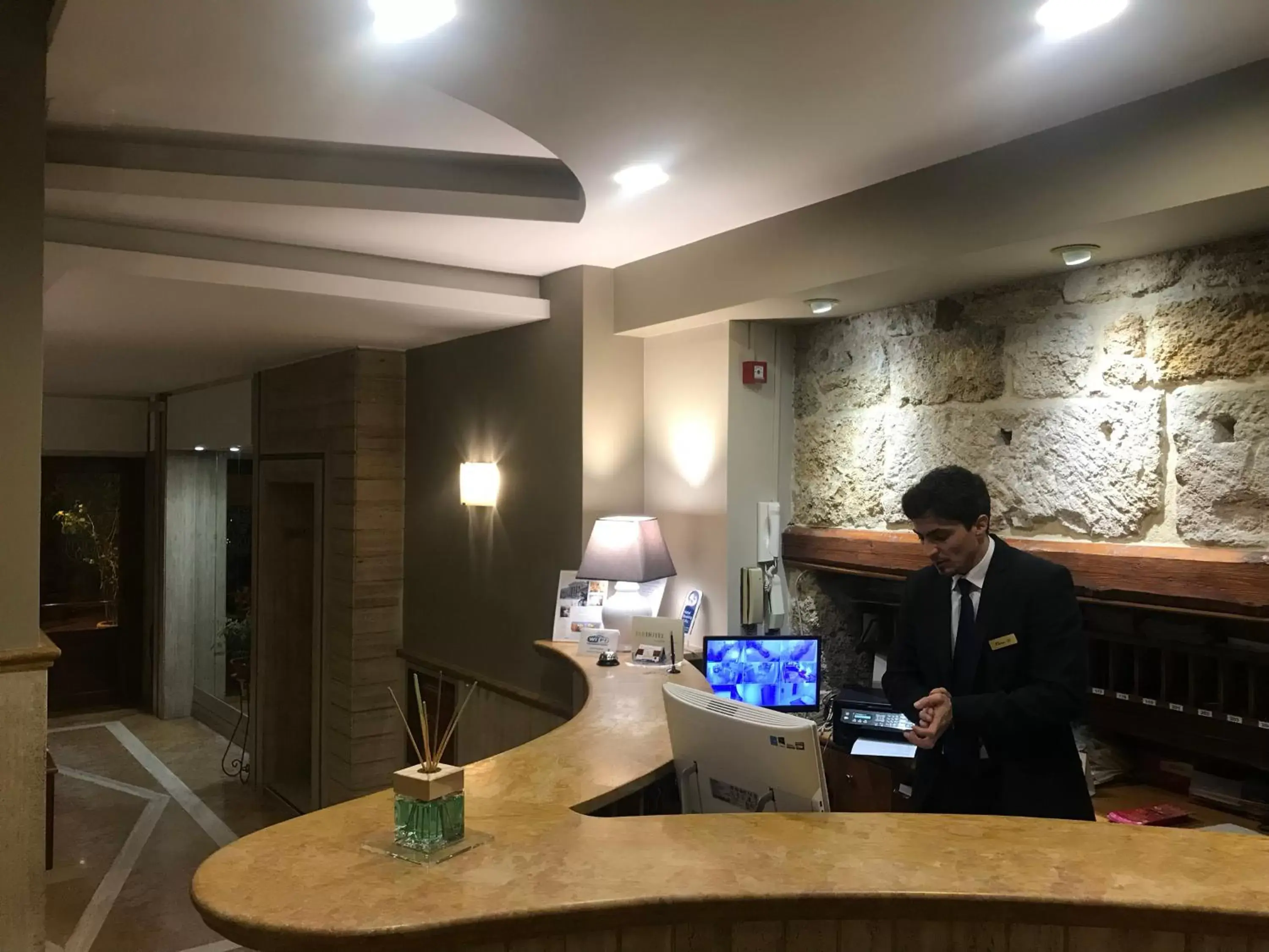 Staff, Lobby/Reception in Hotel Posta