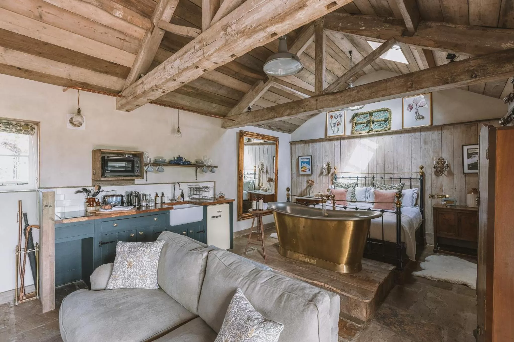 Living room in Outbuildings Dorset