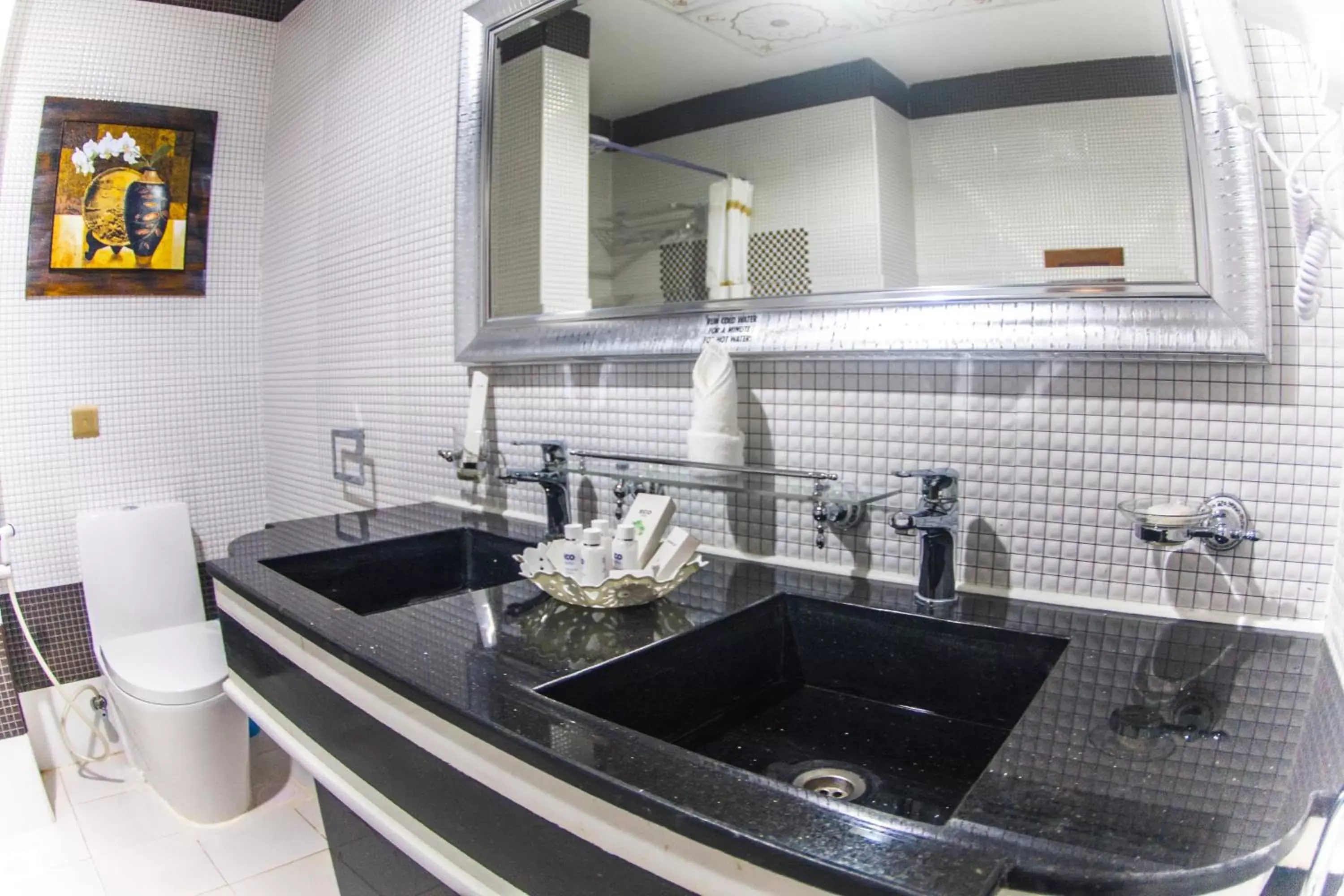 Toilet, Kitchen/Kitchenette in Madinat Al Bahr Business & Spa Hotel